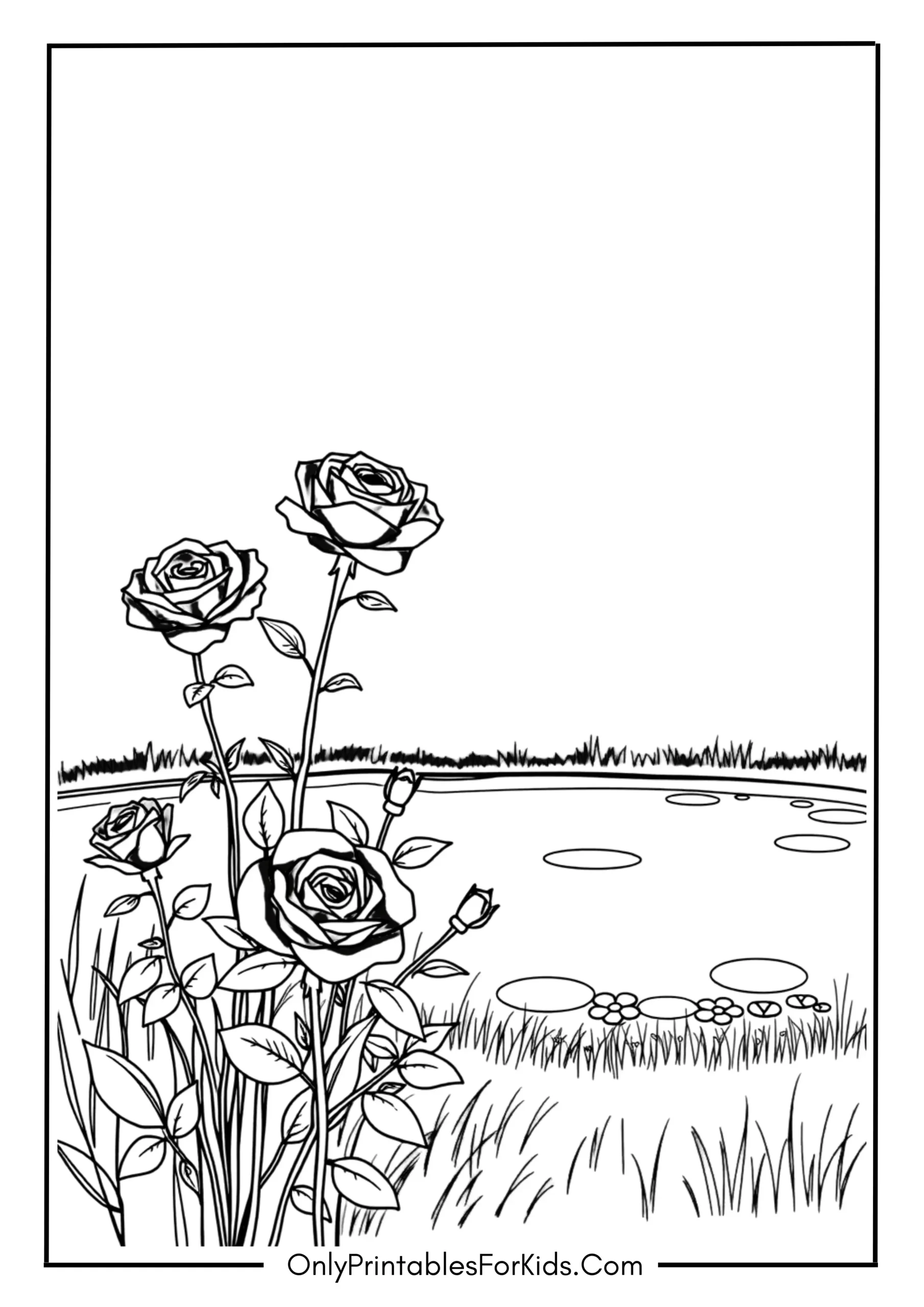 A Cluster of Roses Against a Wooden Fence