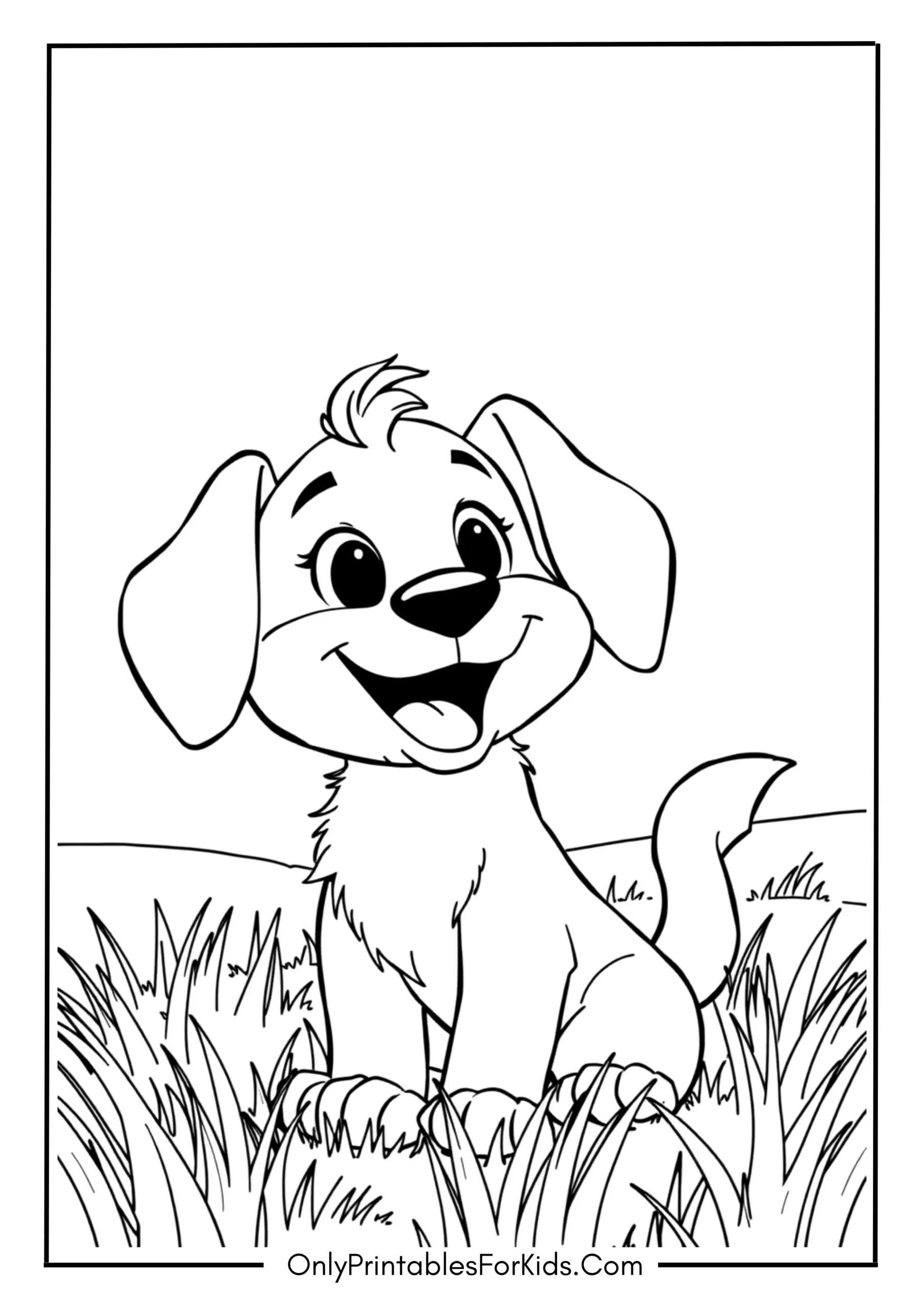 Bingo From Bluey Coloring Page