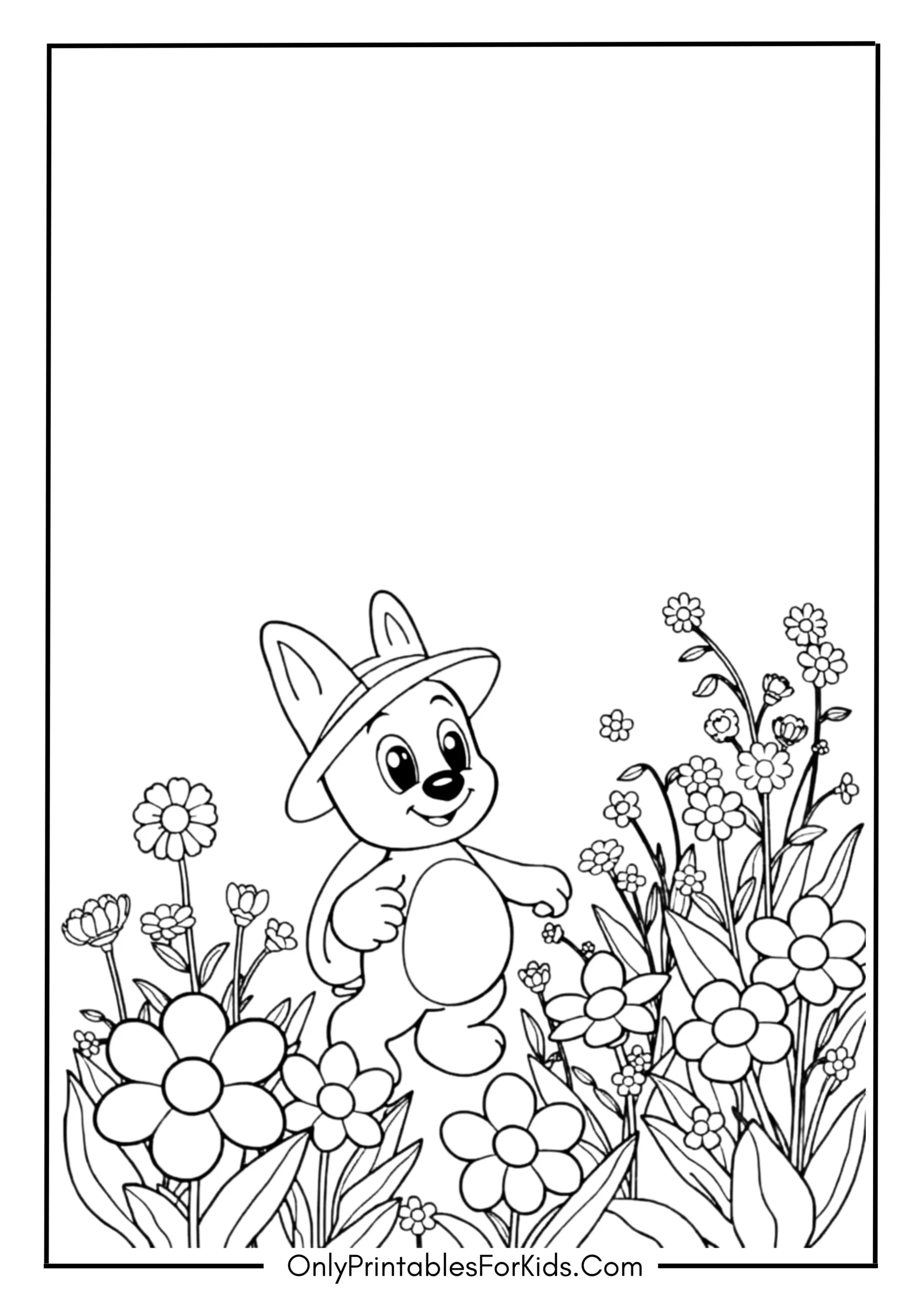Bluey’s Adventure in the Flower Garden