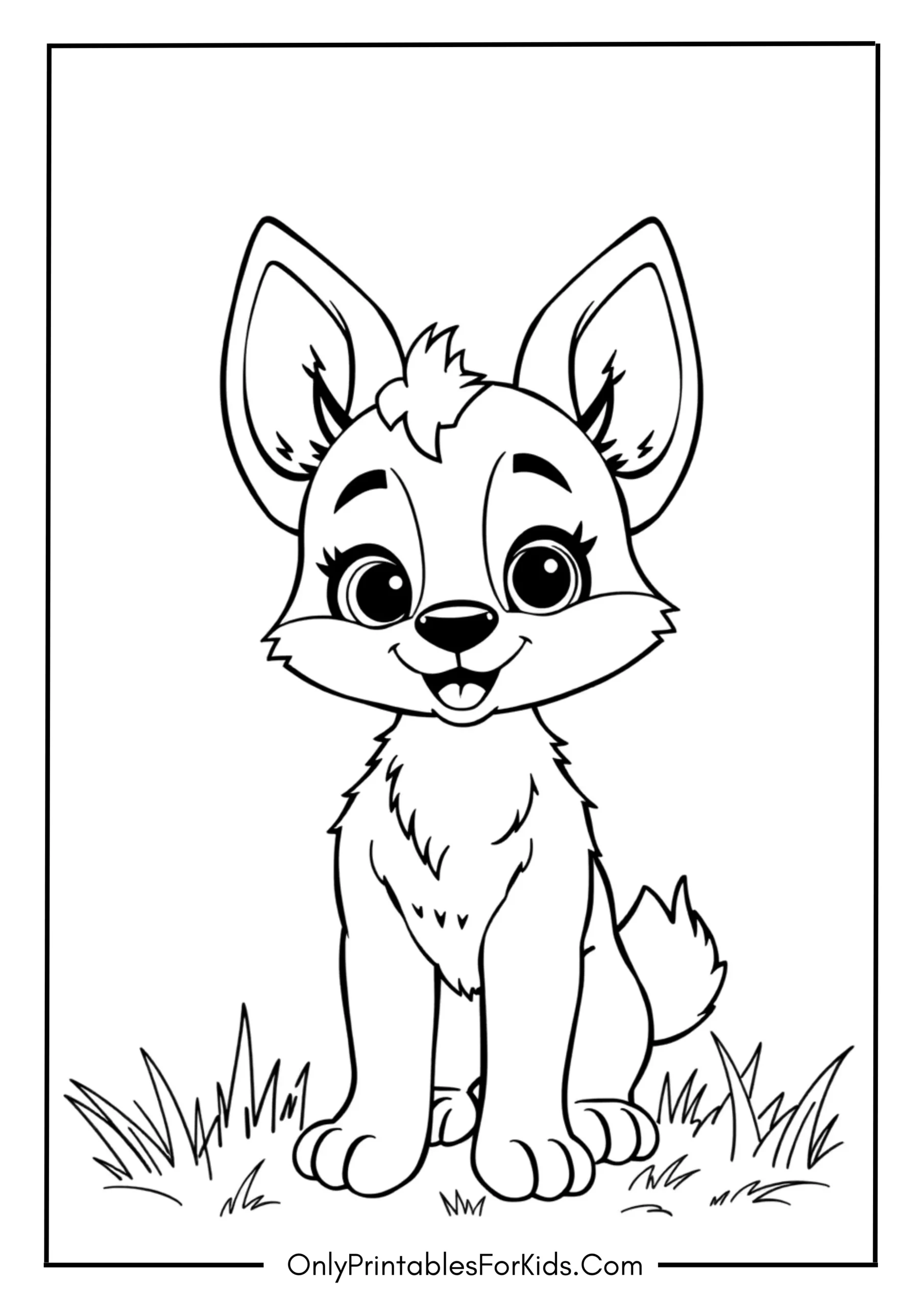 Chloe From Bluey Coloring Page