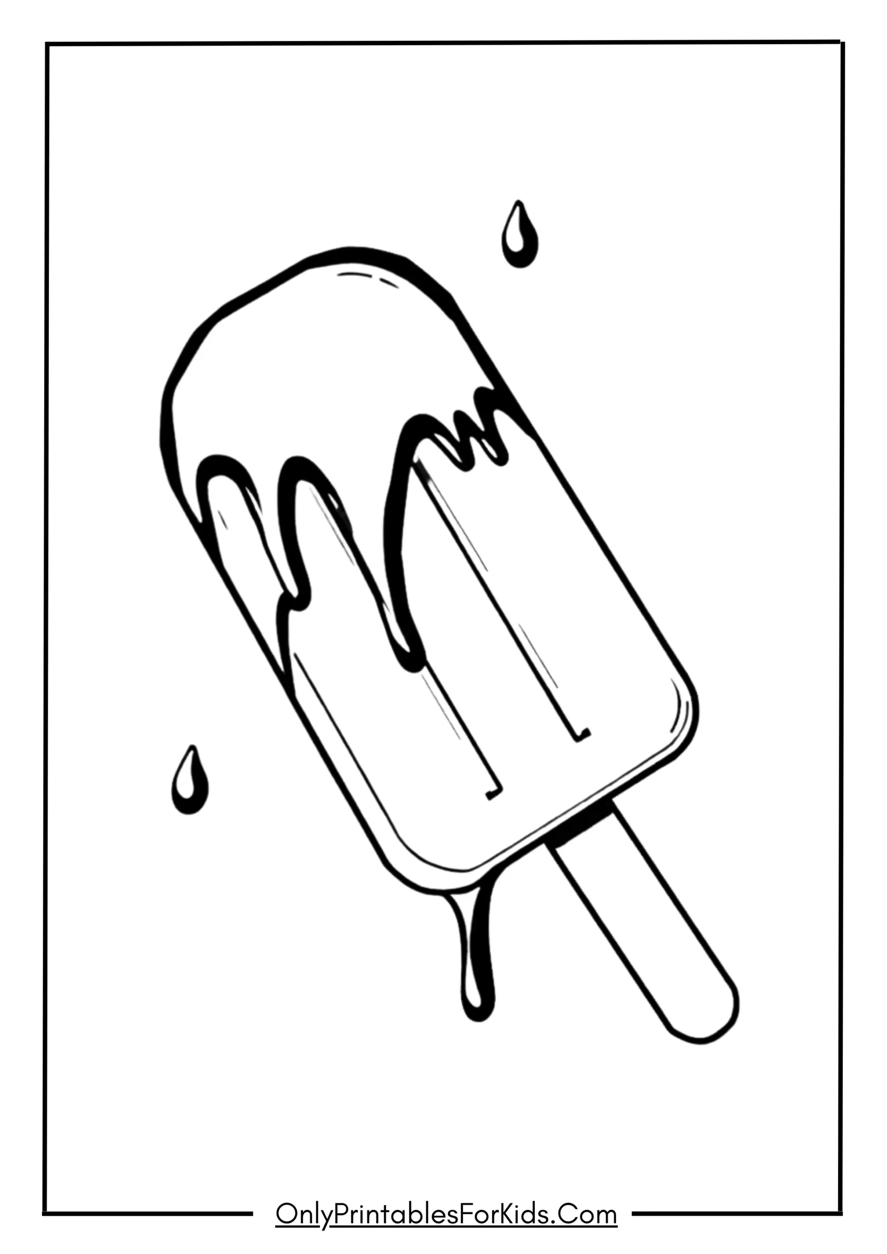 Chocolate Drip Popsicle Delight