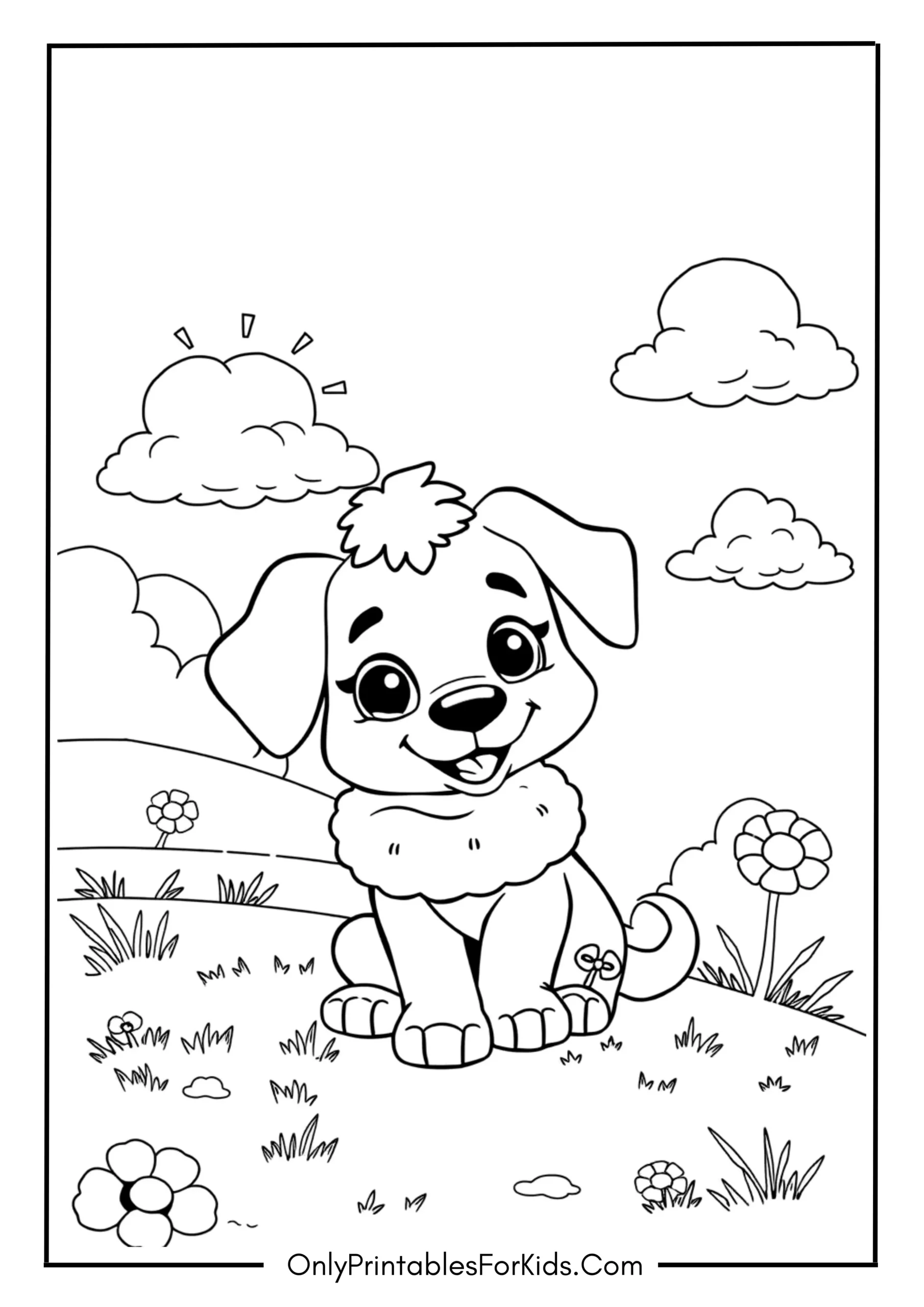 Coco From Bluey Coloring Page