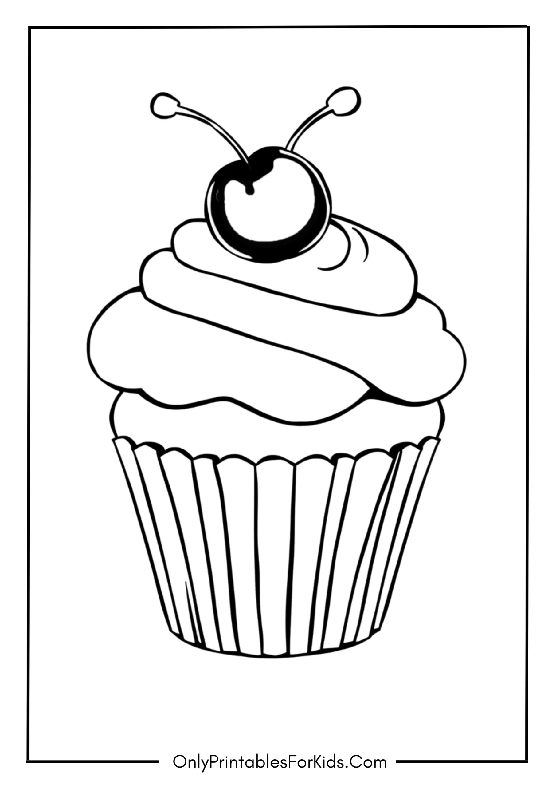 Cupcake with Cherry on Top