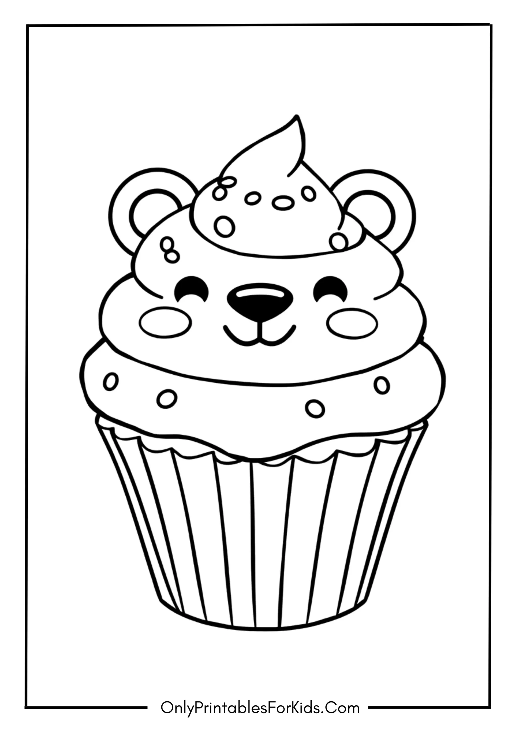 Cute Animal Cupcake