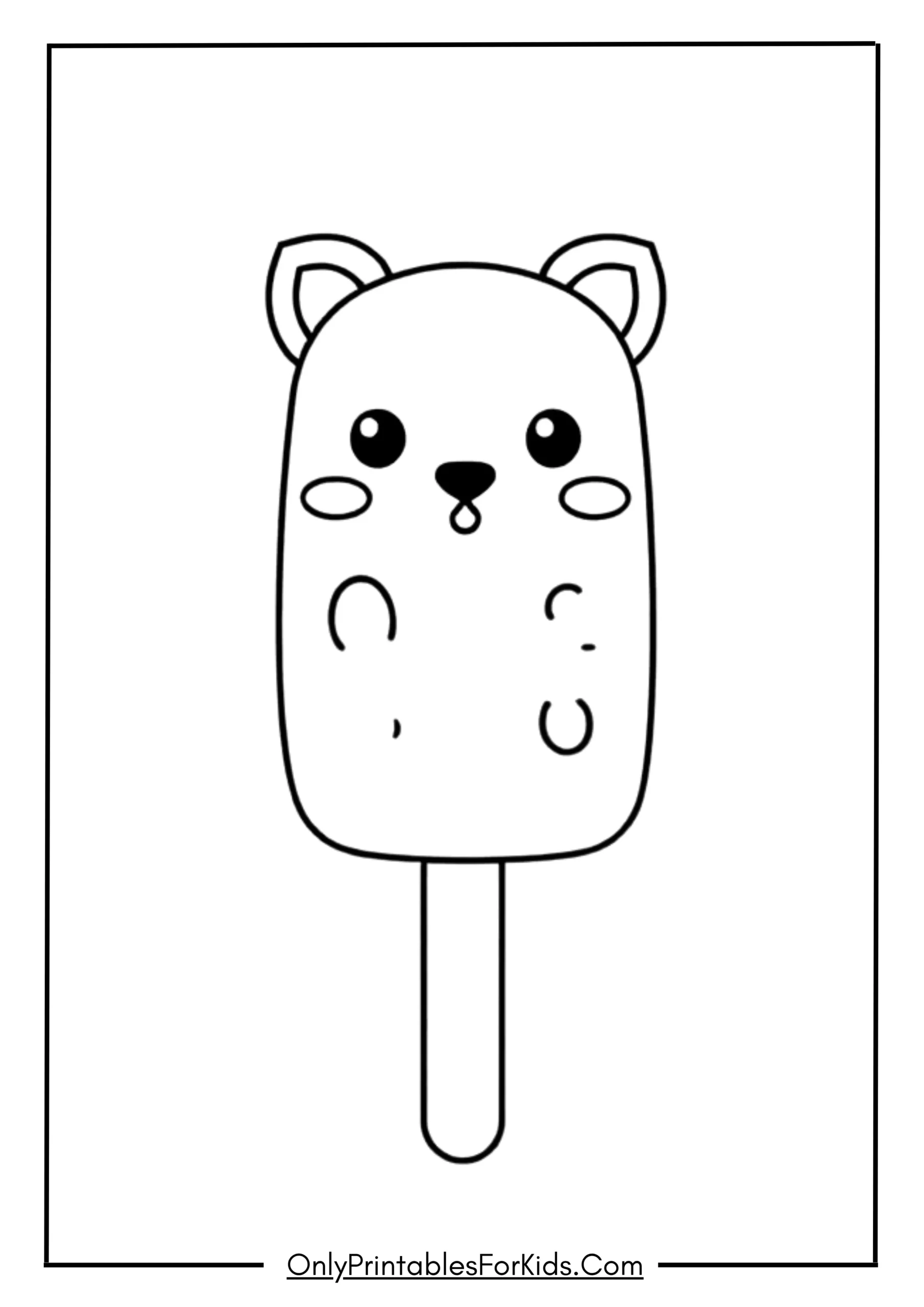 Cute Animal-Shaped Popsicle