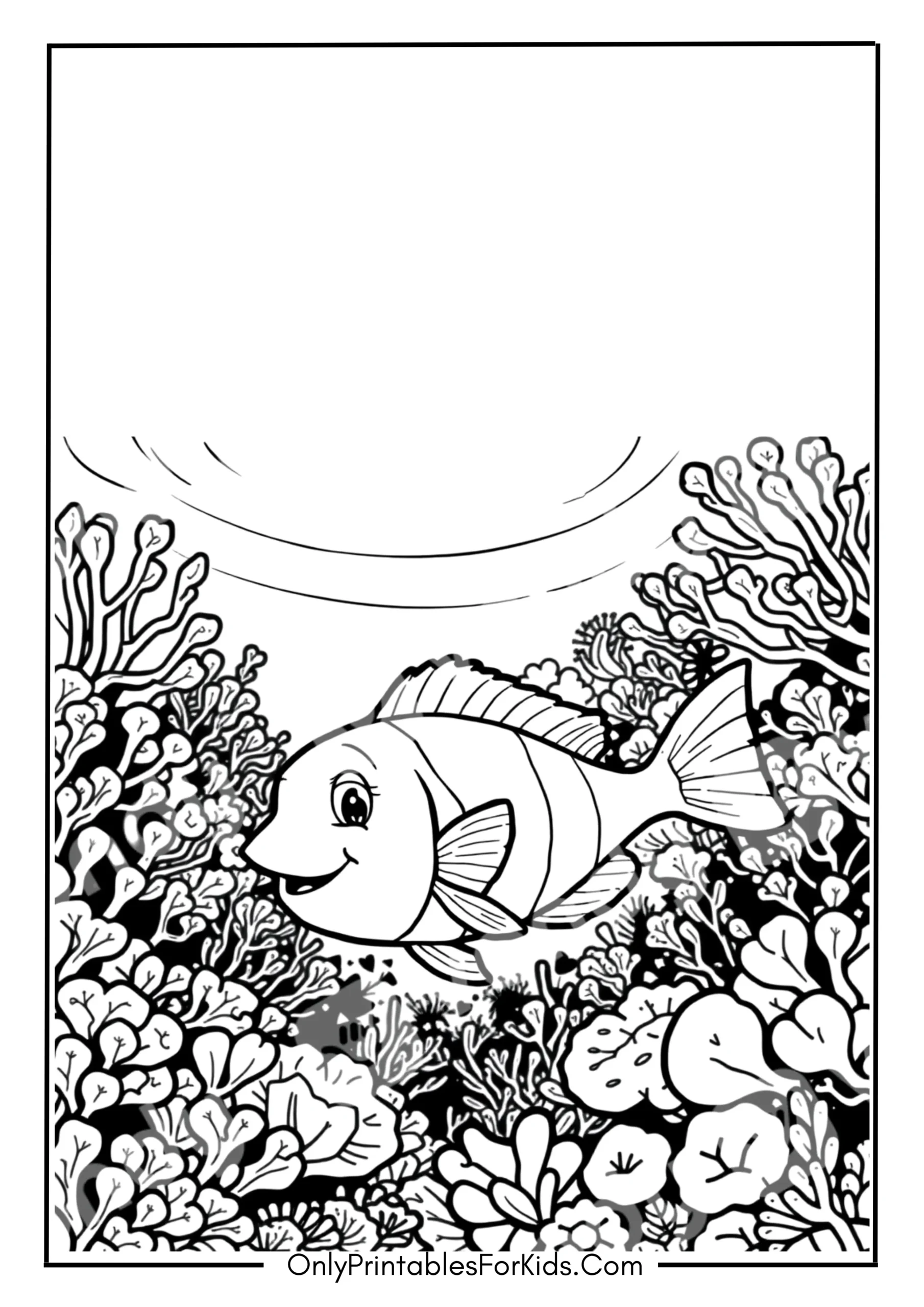 Happy Fish in a Vibrant Reef