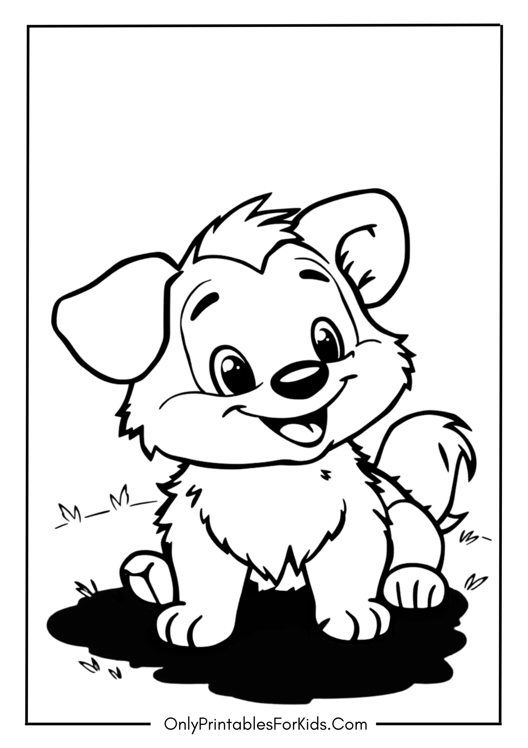 Mackenzie From Bluey Coloring Page