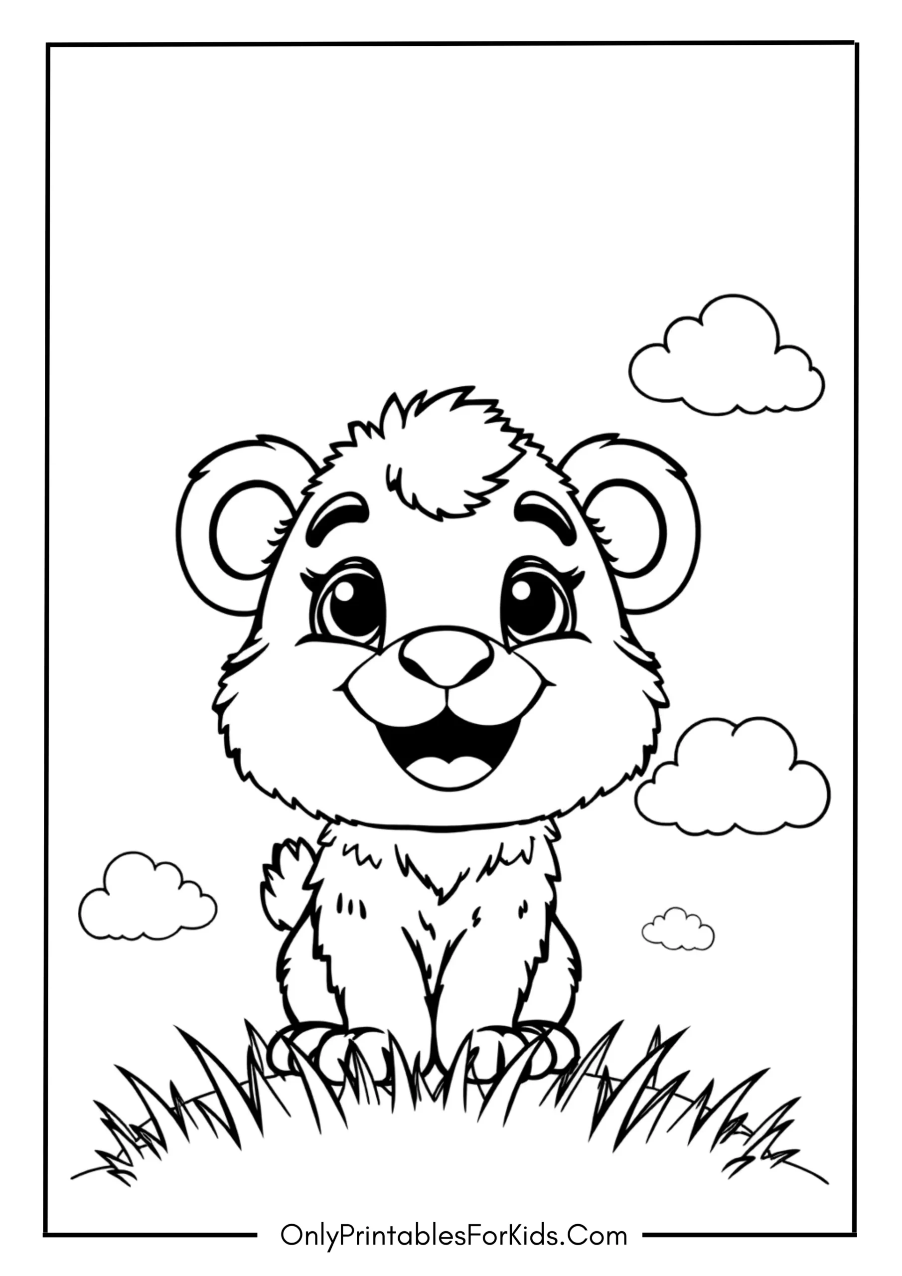 Muffin From Bluey Coloring Page