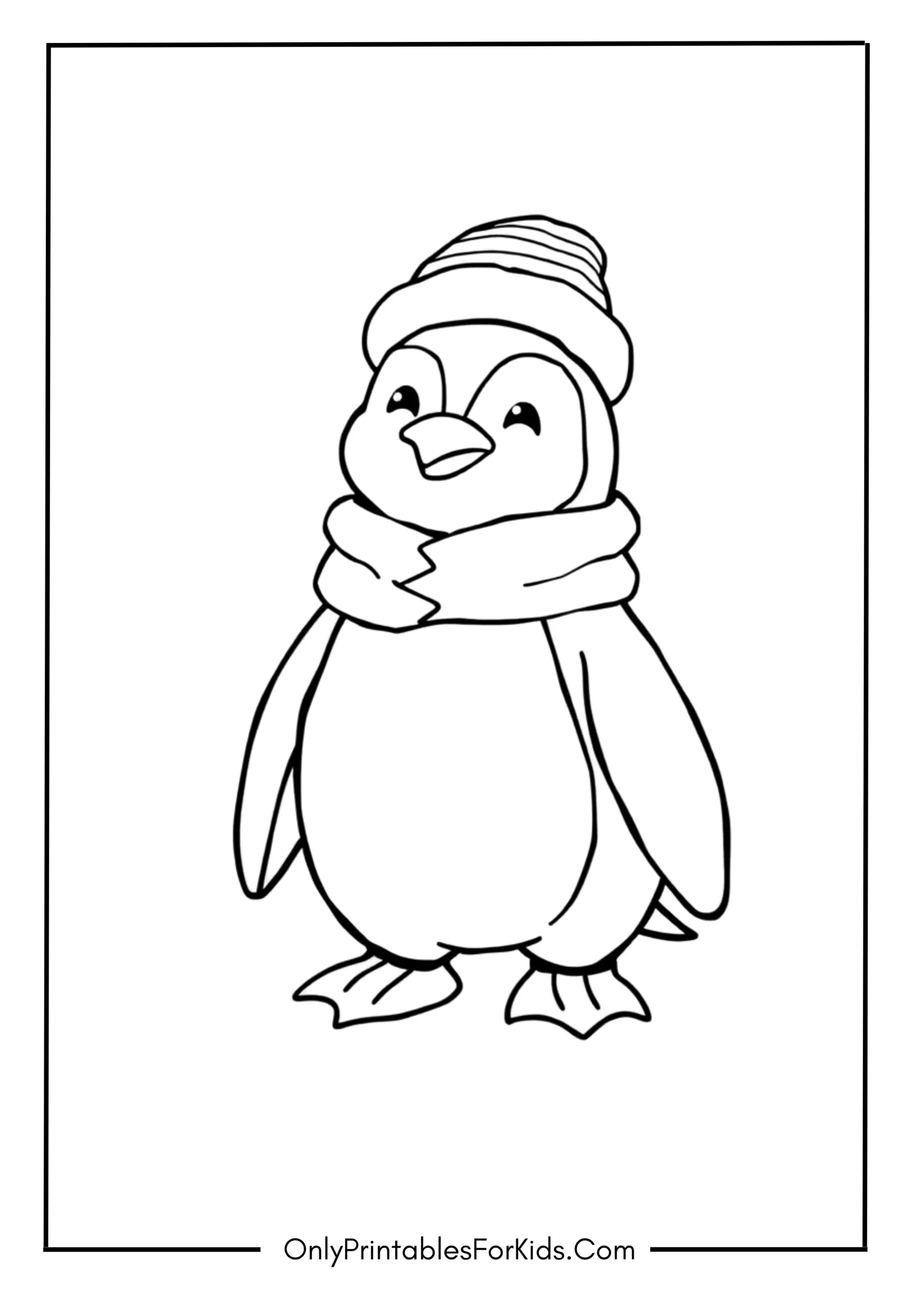 Penguin Wearing a Funny Costume