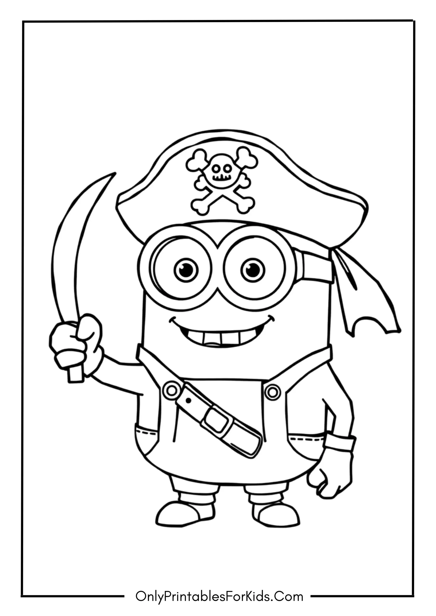 Pirate Minion at Sea