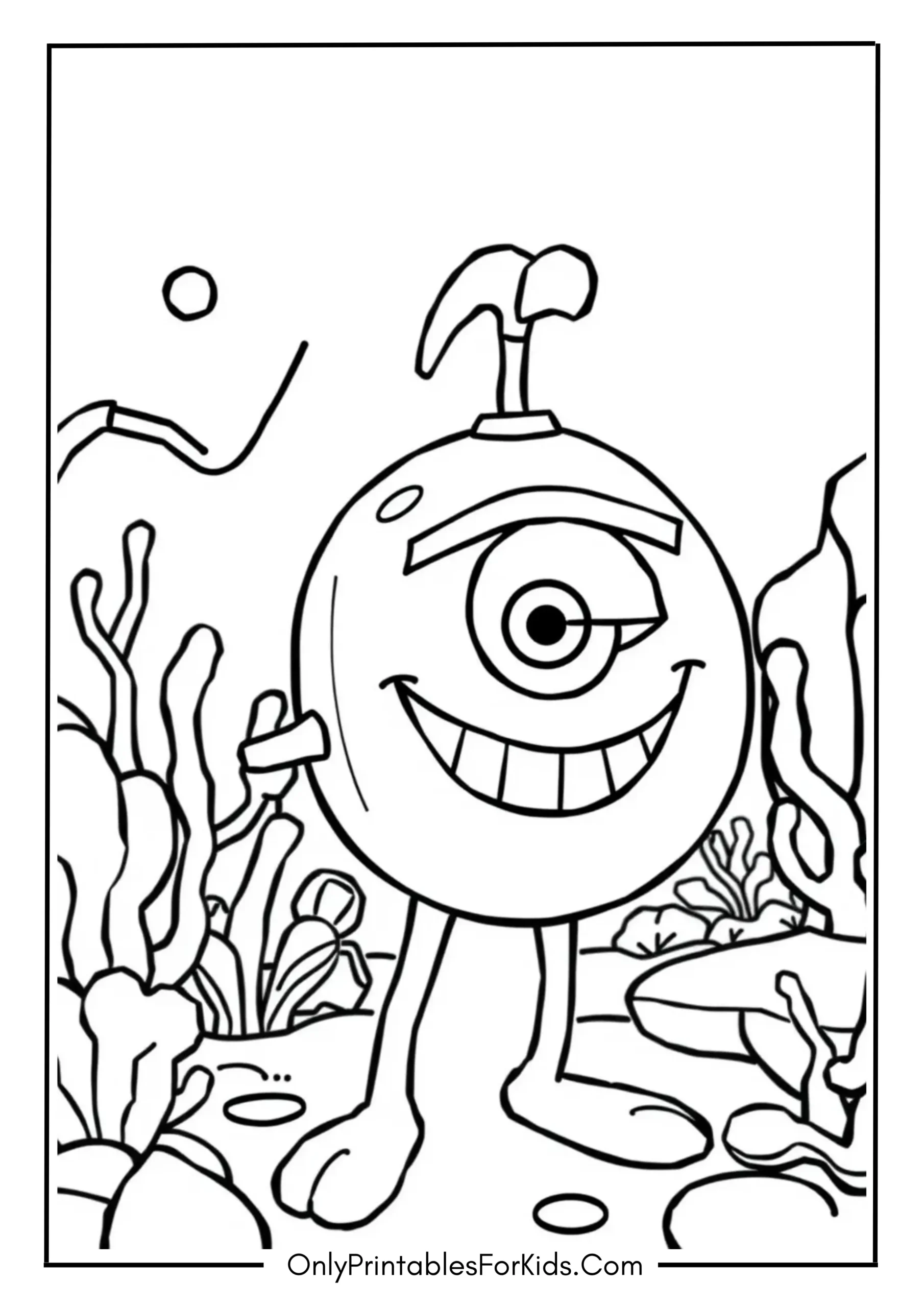 Plankton Coloring Page
