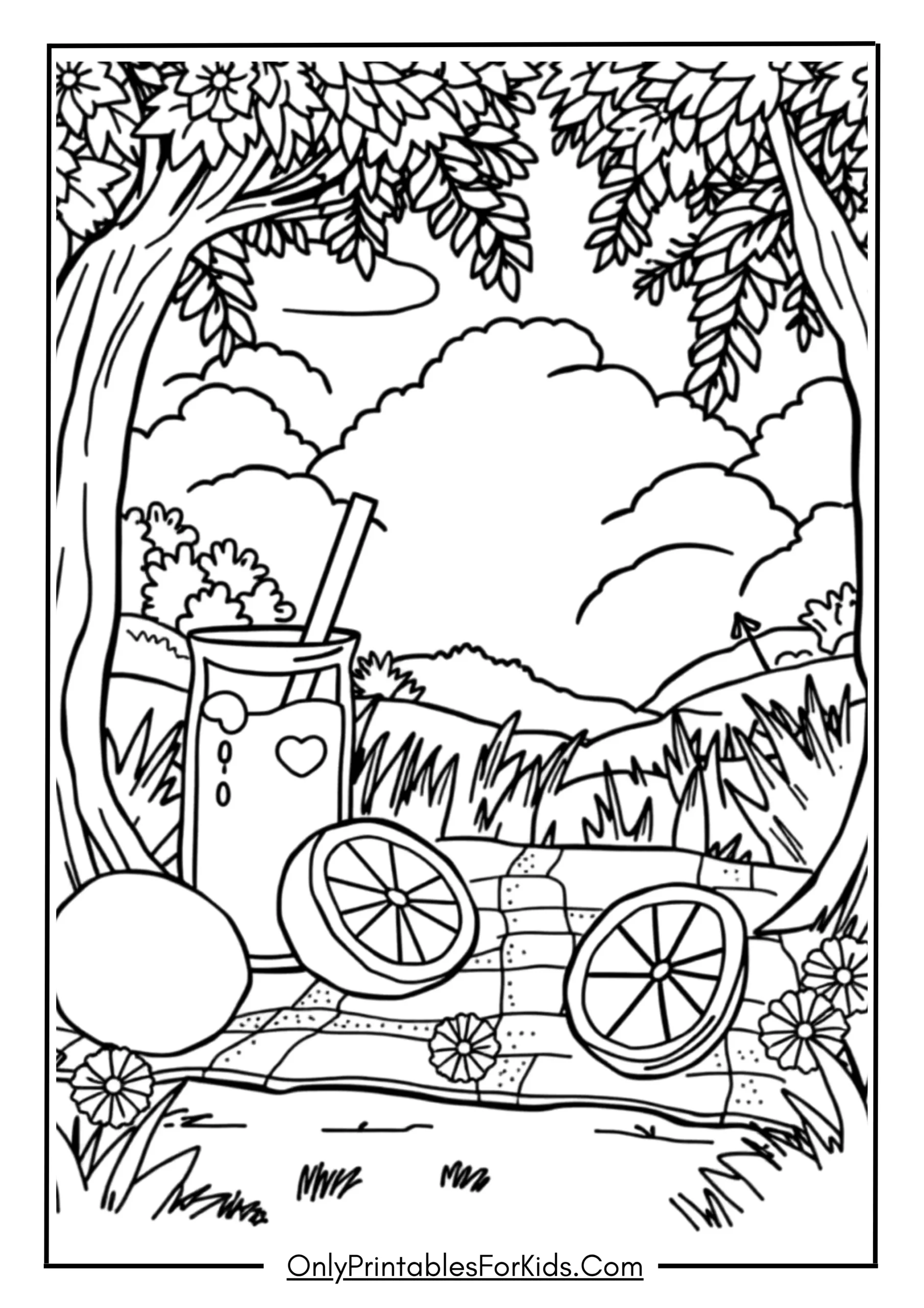 Popsicle and Lemonade Summer Picnic