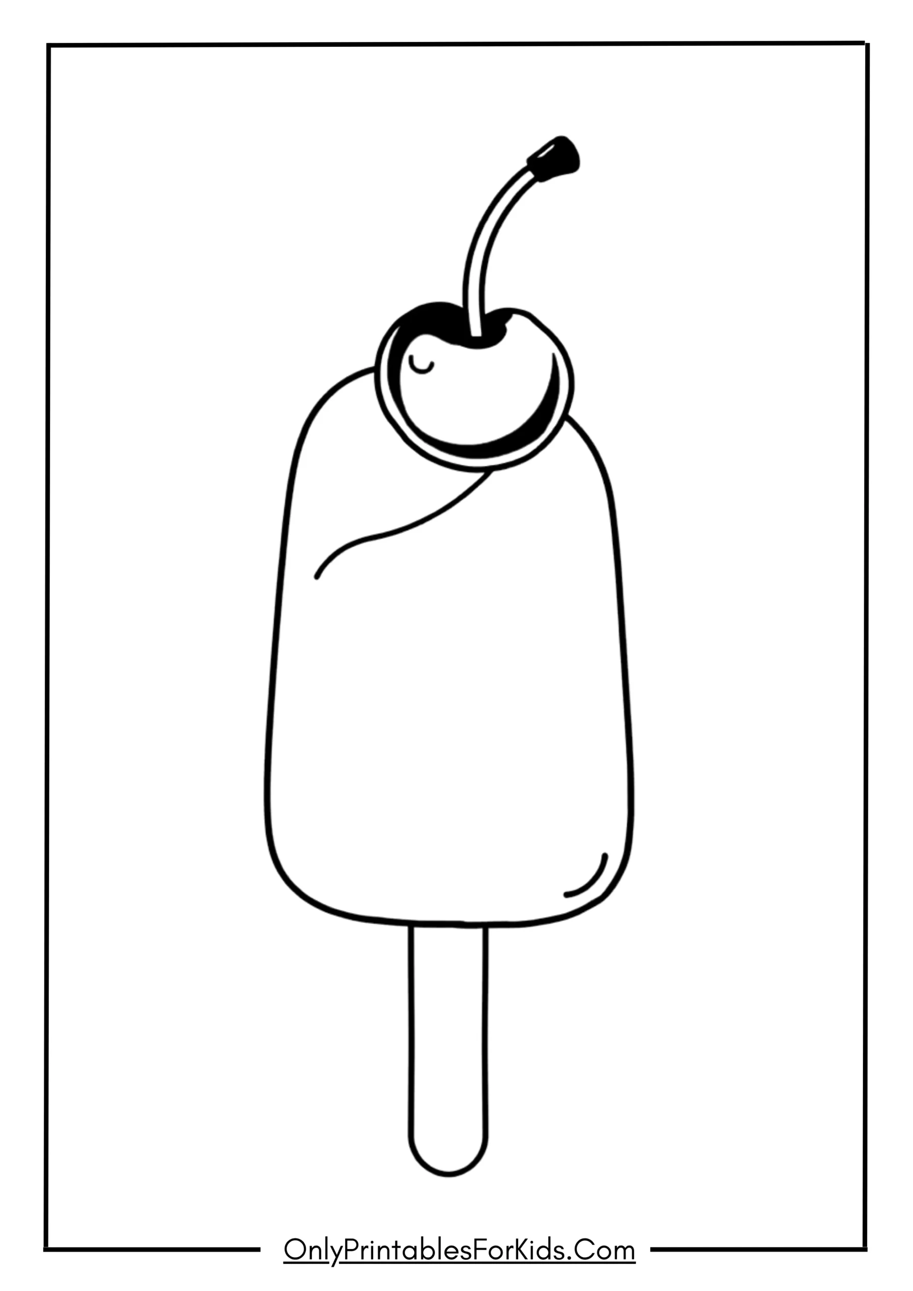 Popsicle with a Cherry on Top