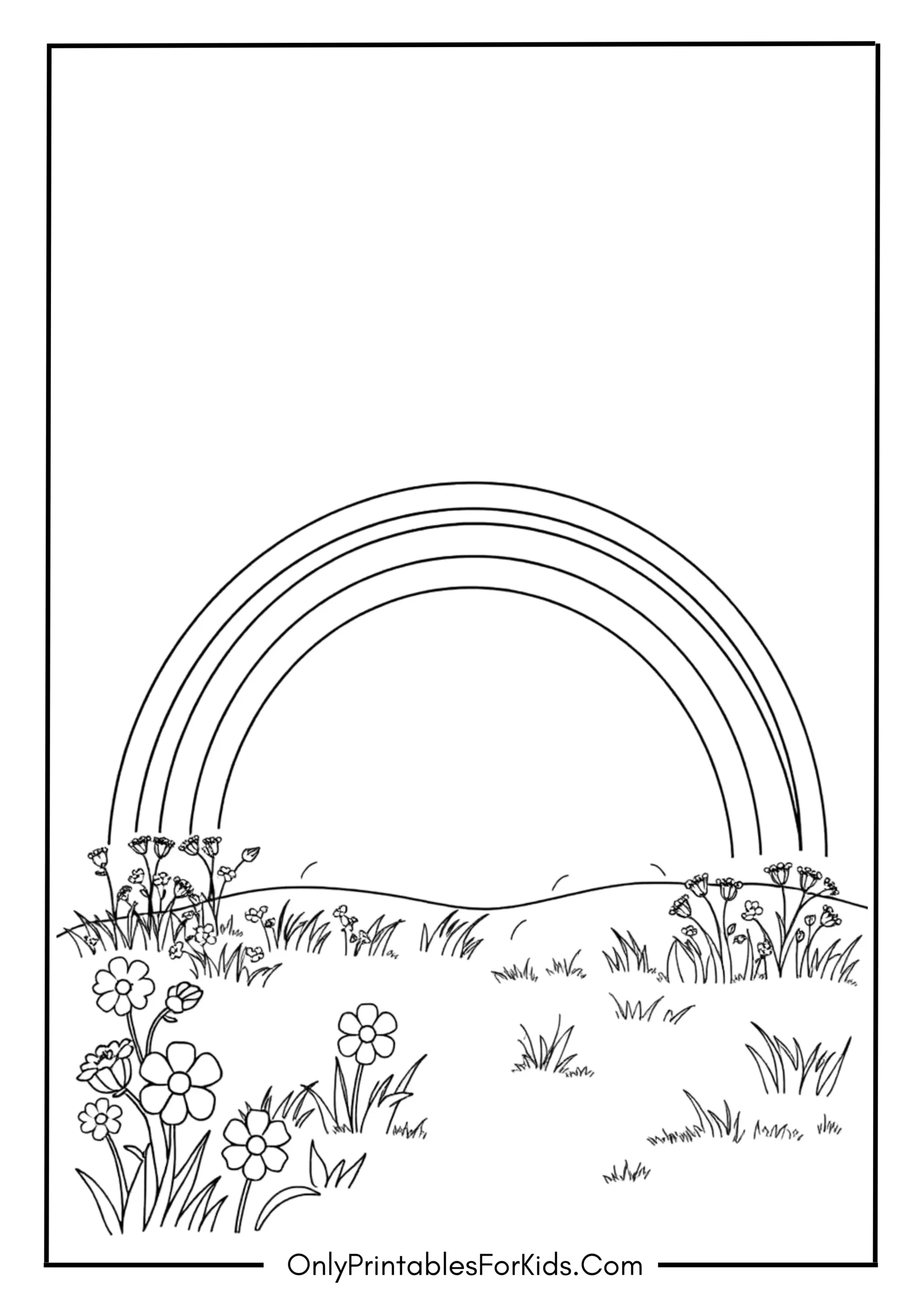 Rainbow Over the Meadow