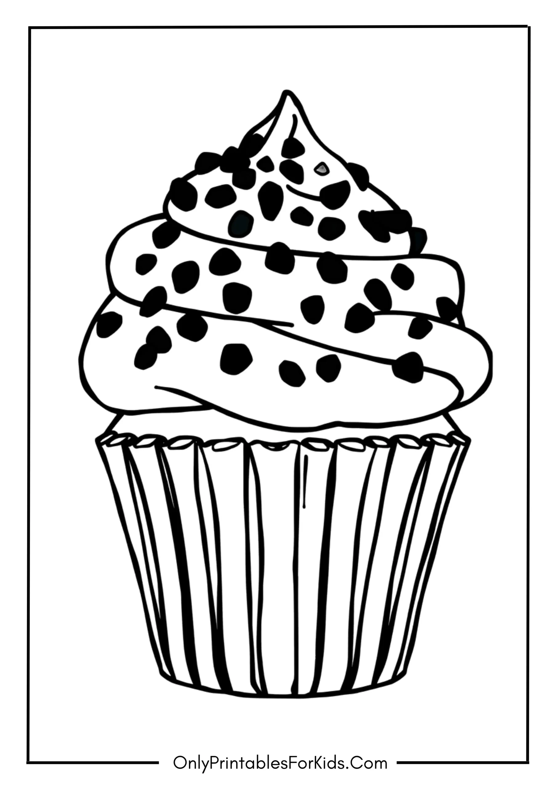 Rainbow Sprinkle Cupcake