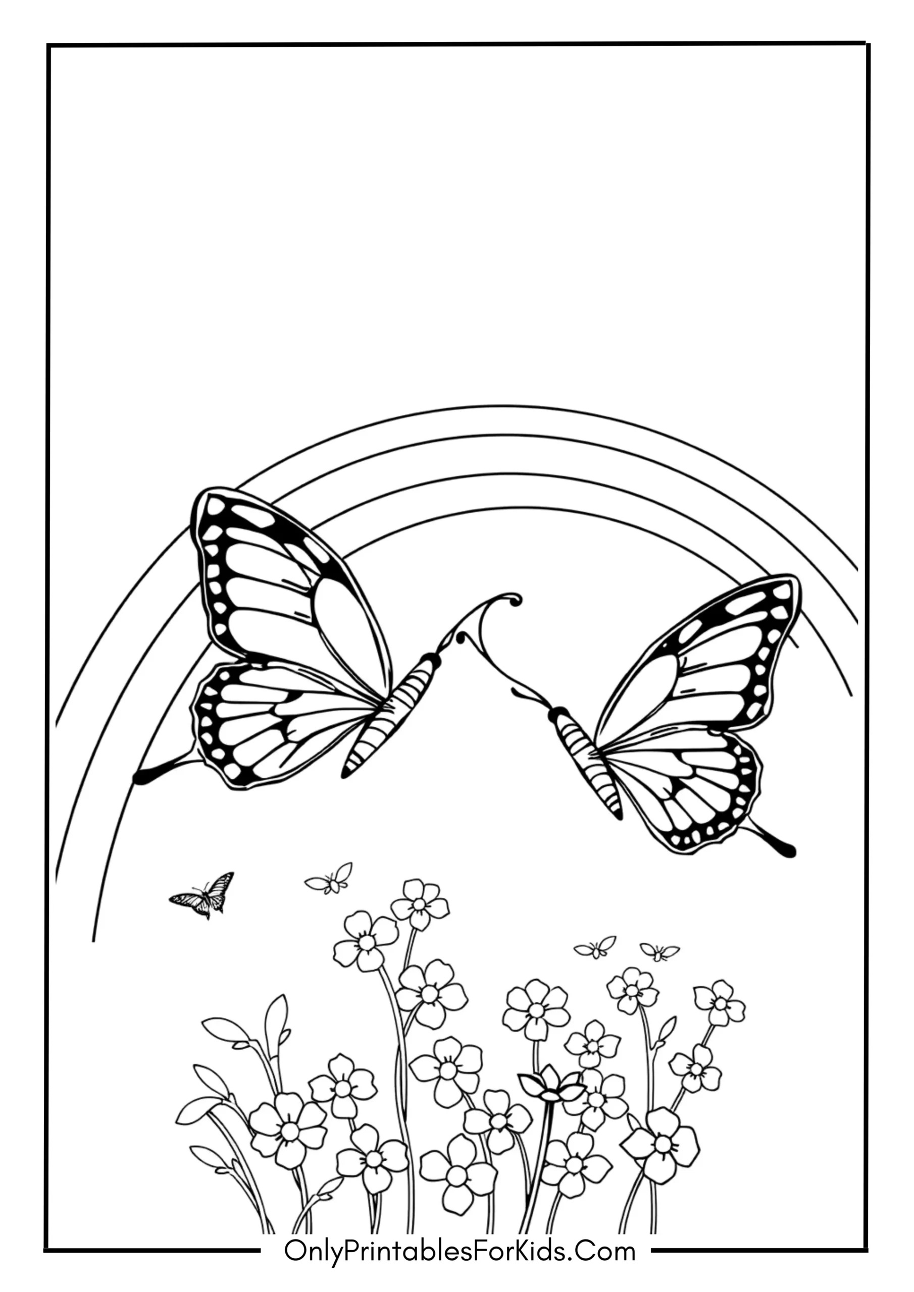 Rainbow and Butterfly Friends