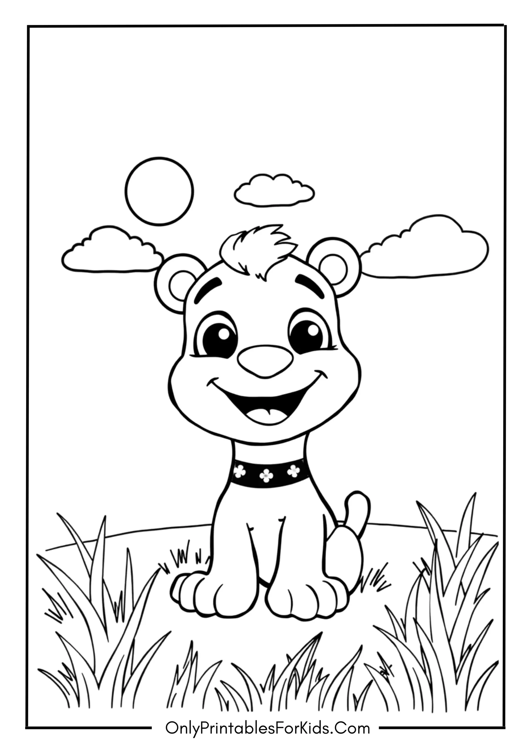 Socks From Bluey Coloring Page