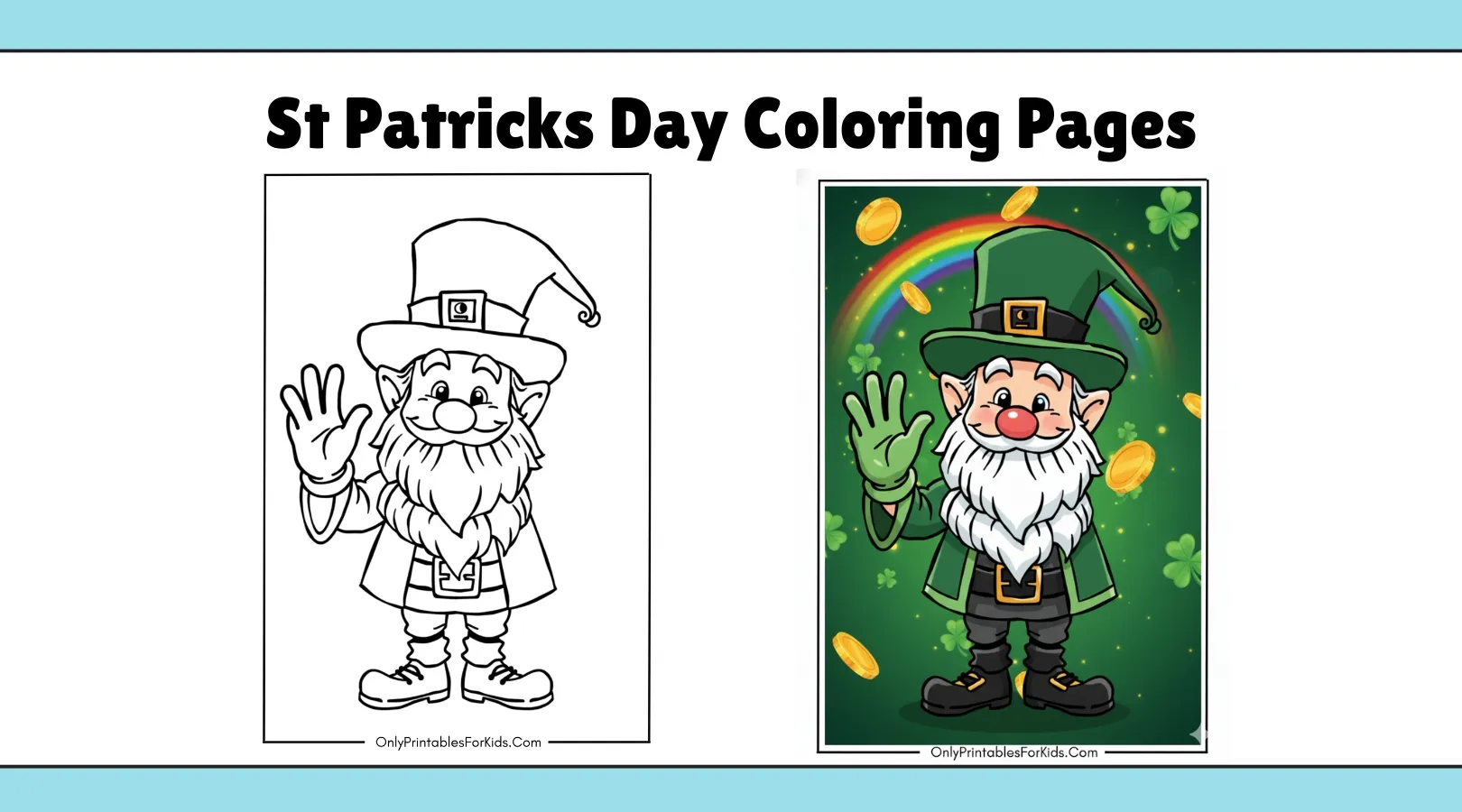 Free St. Patrick’s Day Coloring Pages for Kids