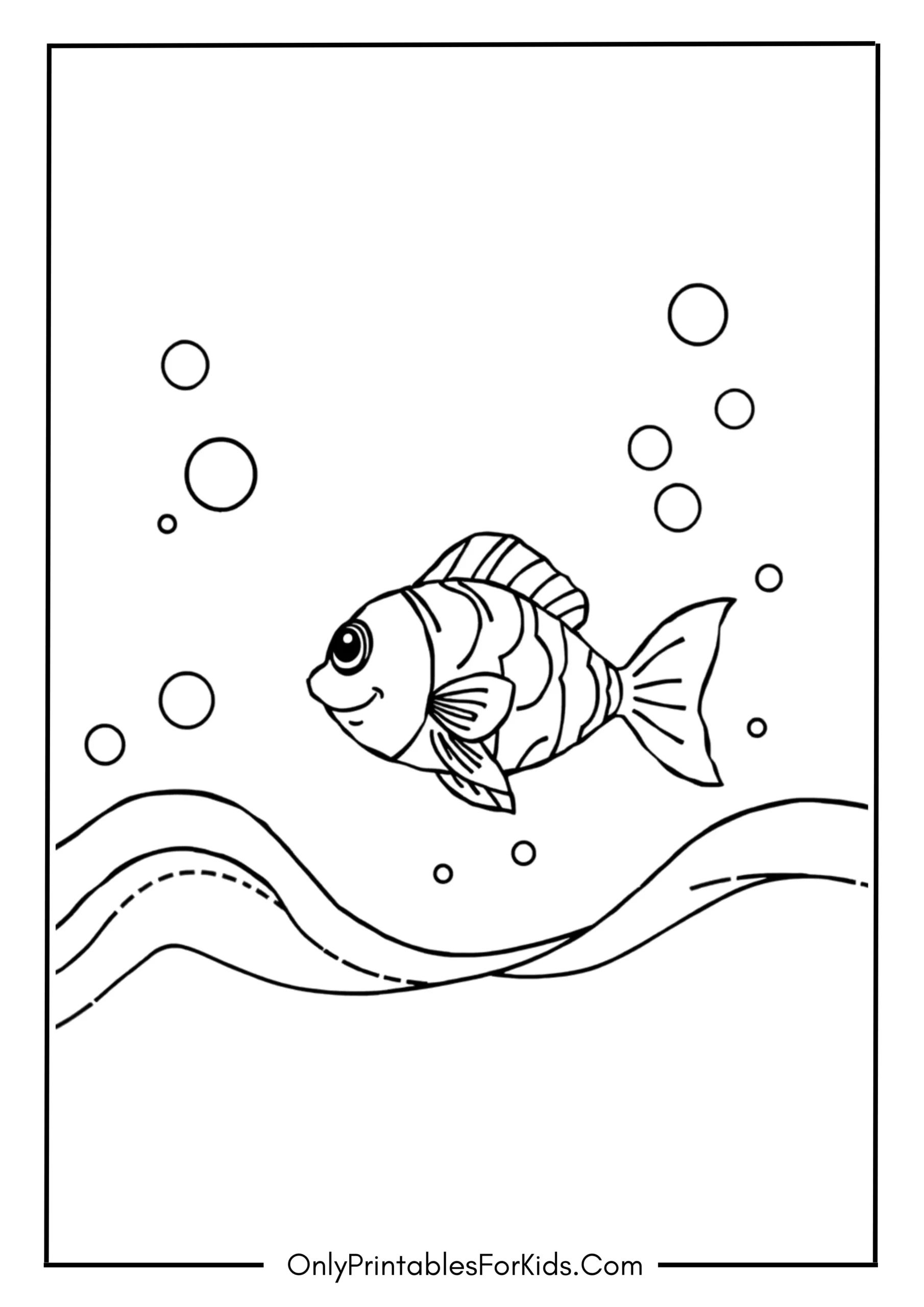 Tiny Fish and Bubbly Waves