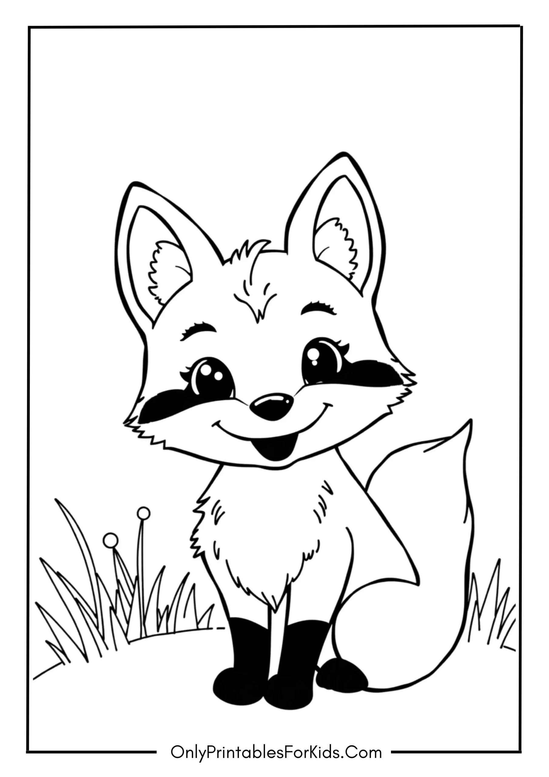Adorable Fox with a Big Smile