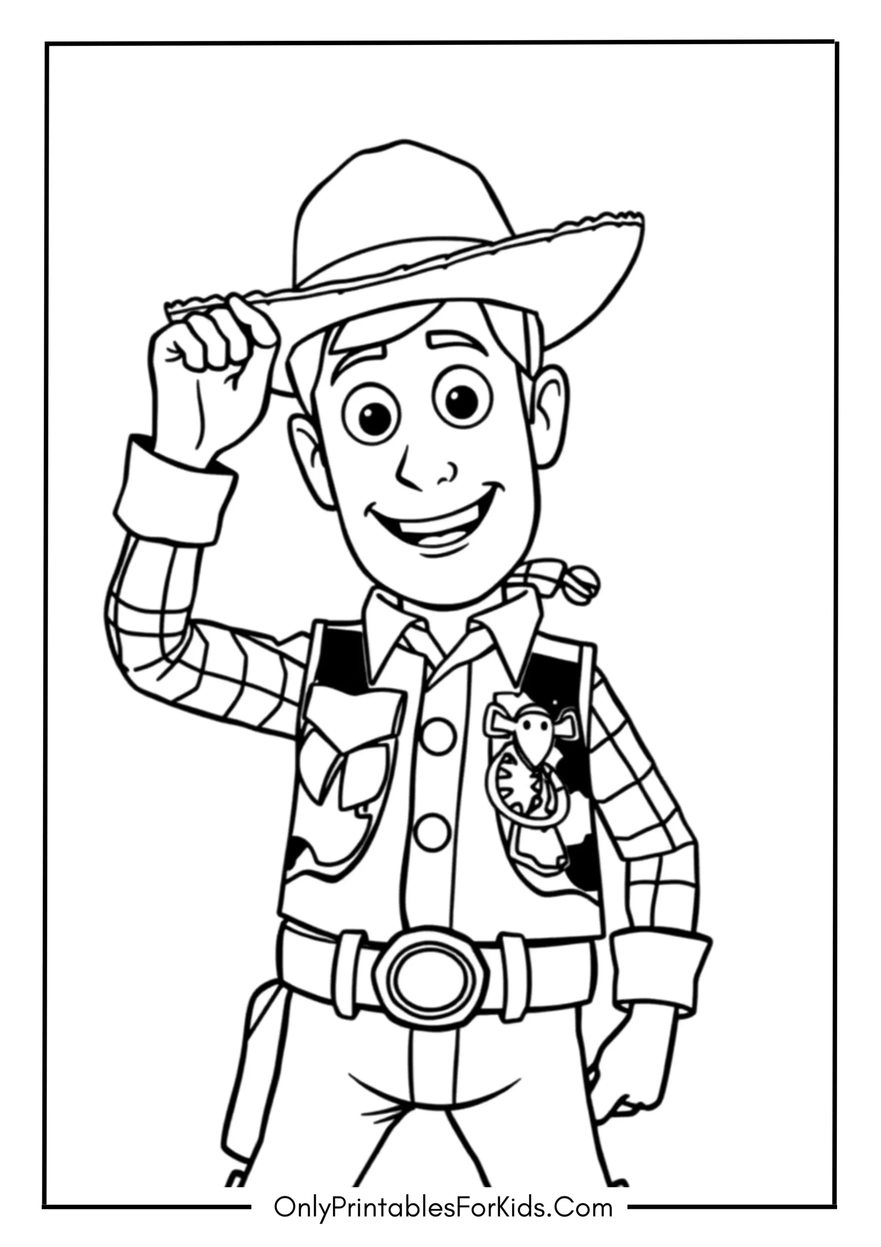 Coloring Pages of Woody