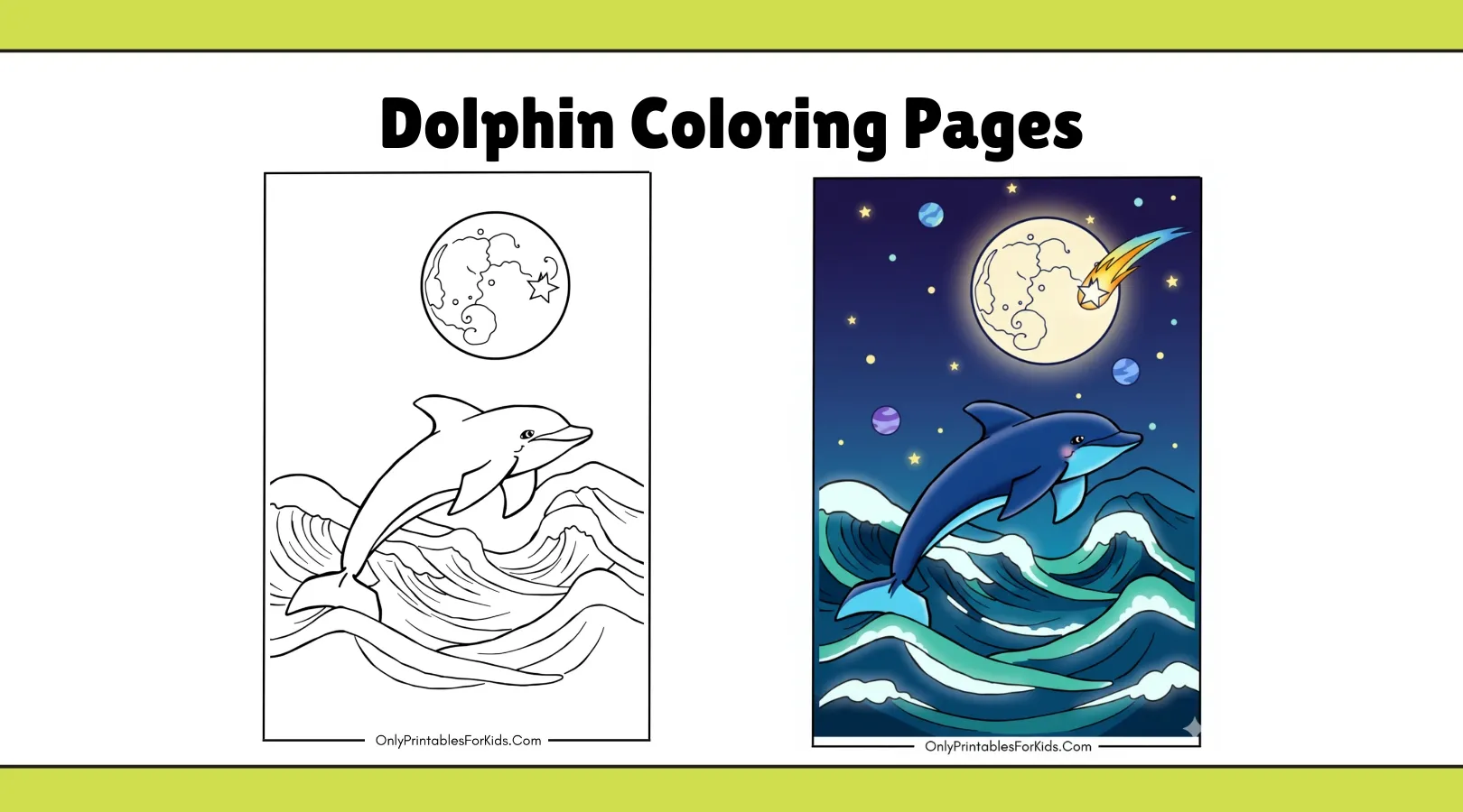 Dolphin Coloring Pages
