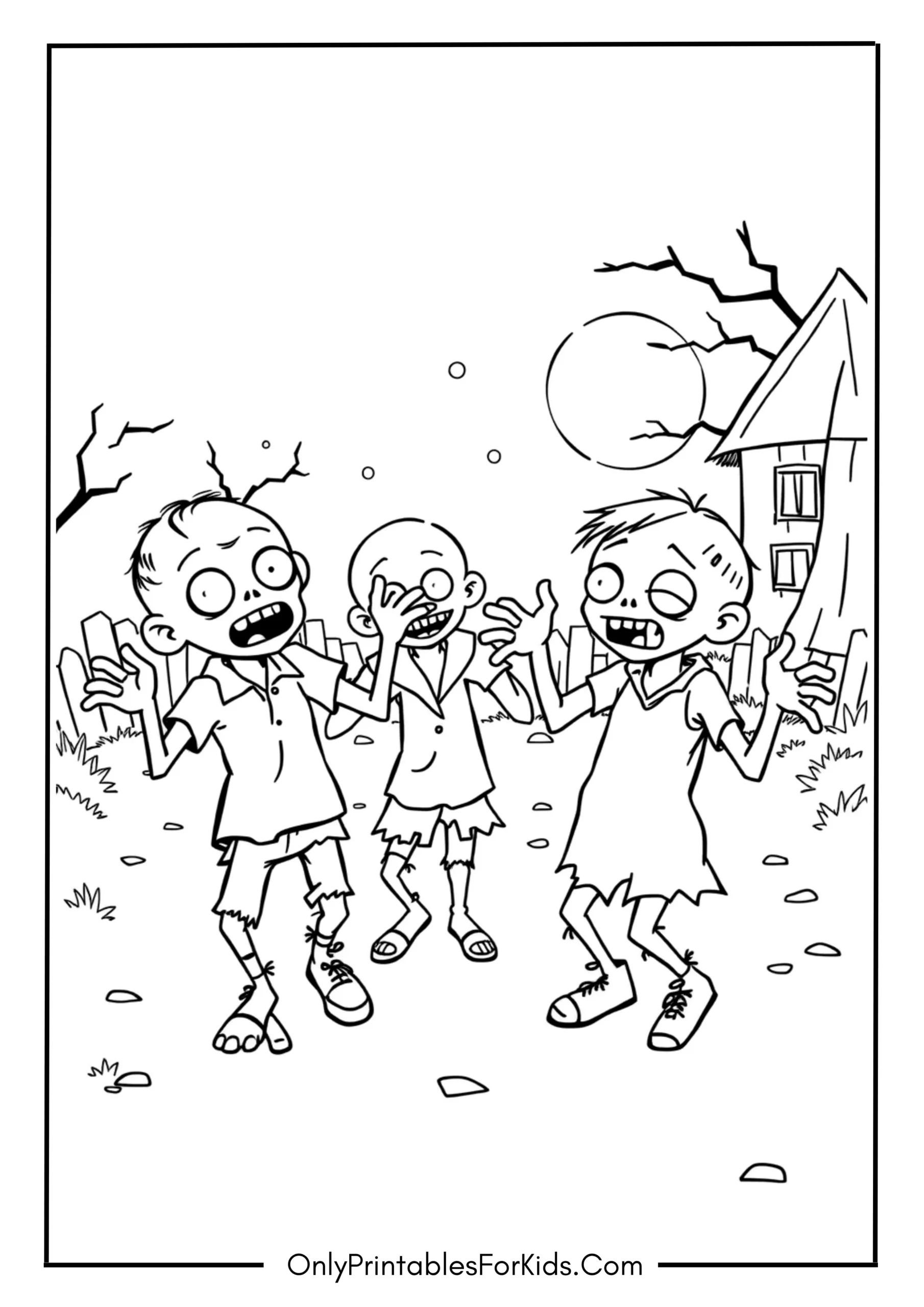 Funny Little Zombies Dancing