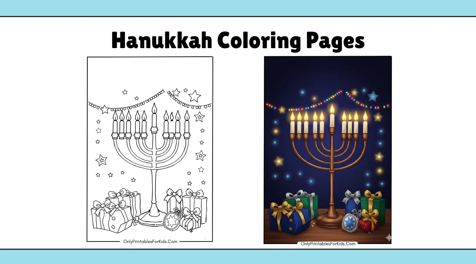 Hanukkah Coloring Pages for Creative Holiday Fun