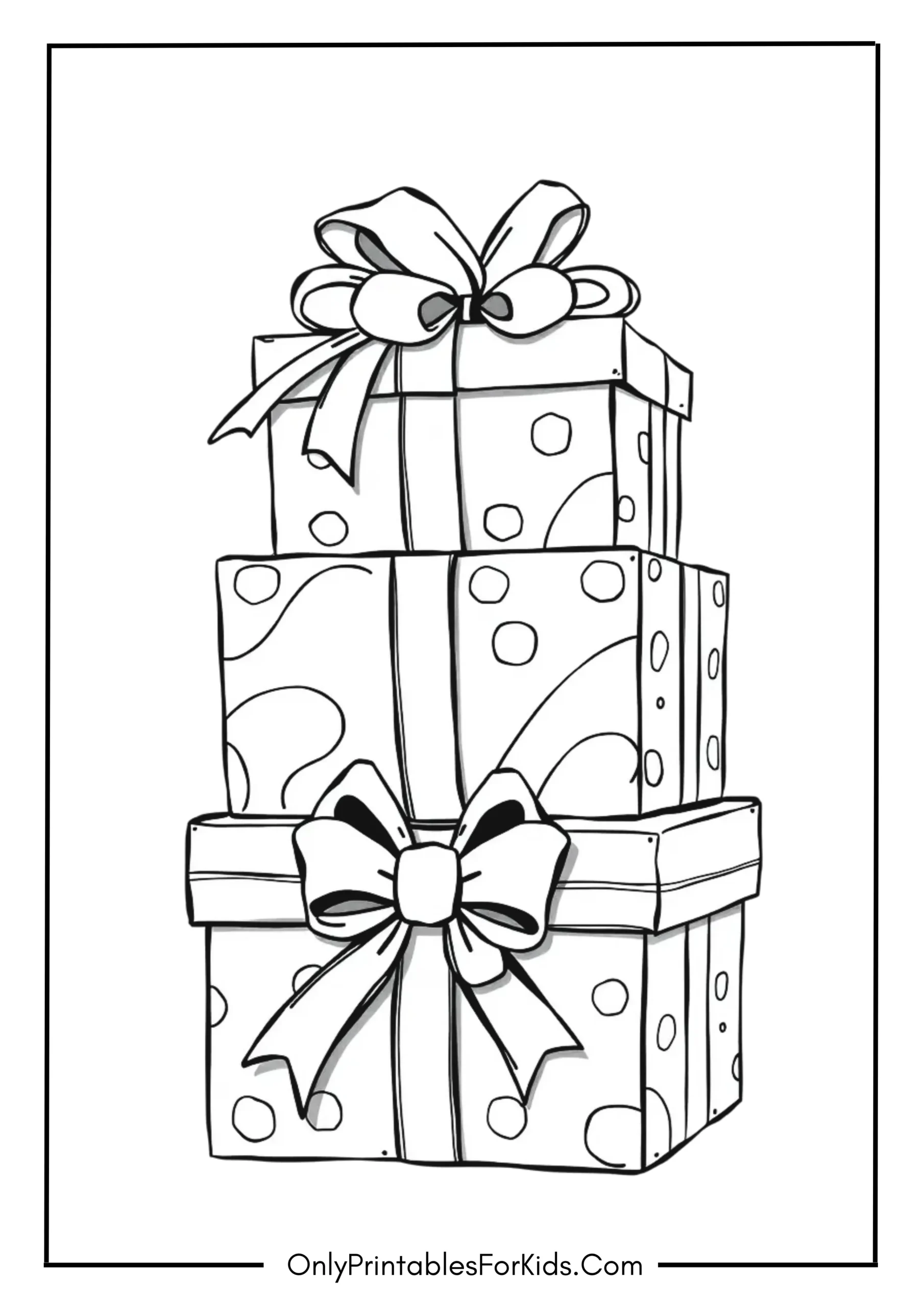 Hanukkah Presents and Ribbons