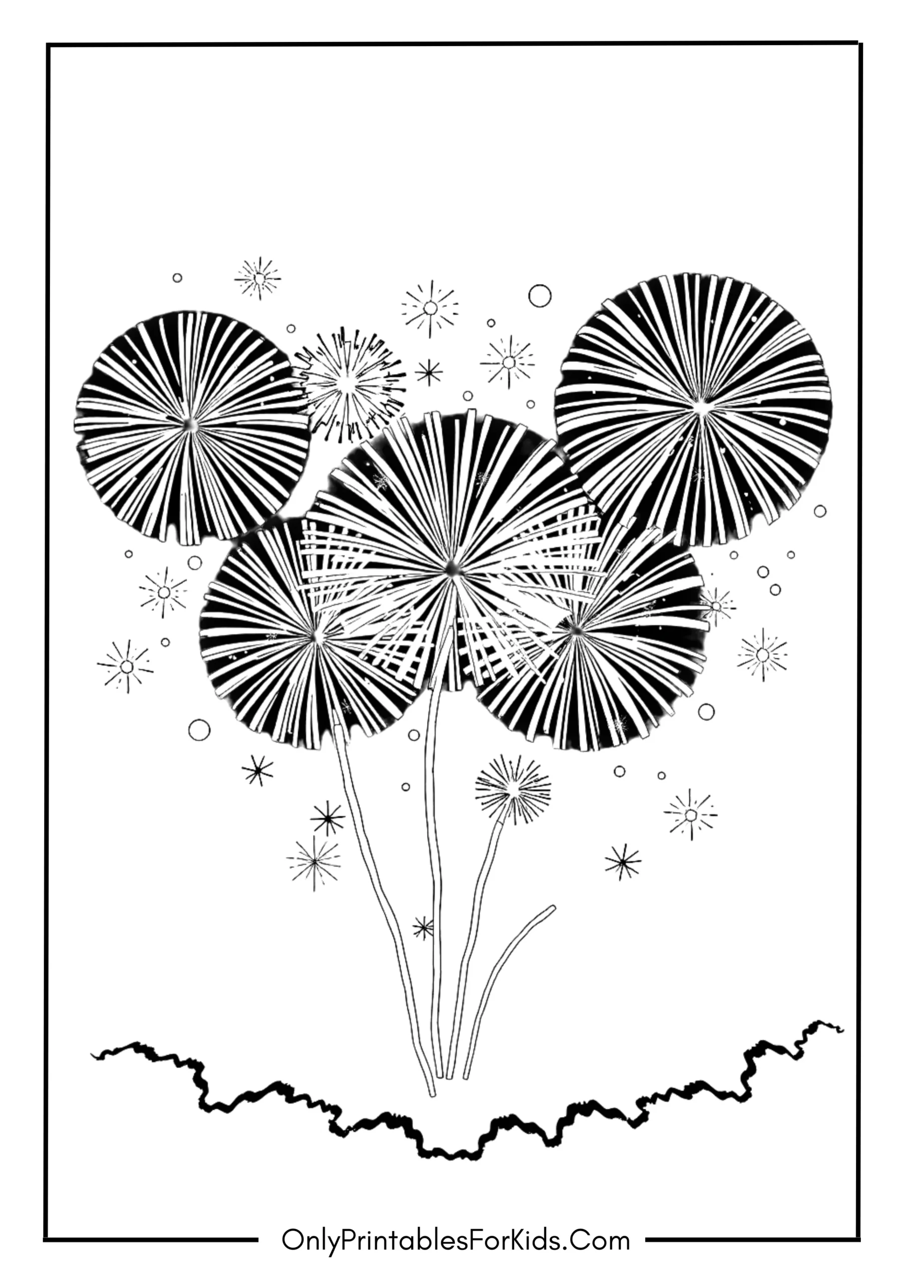 Happy New Year Fireworks