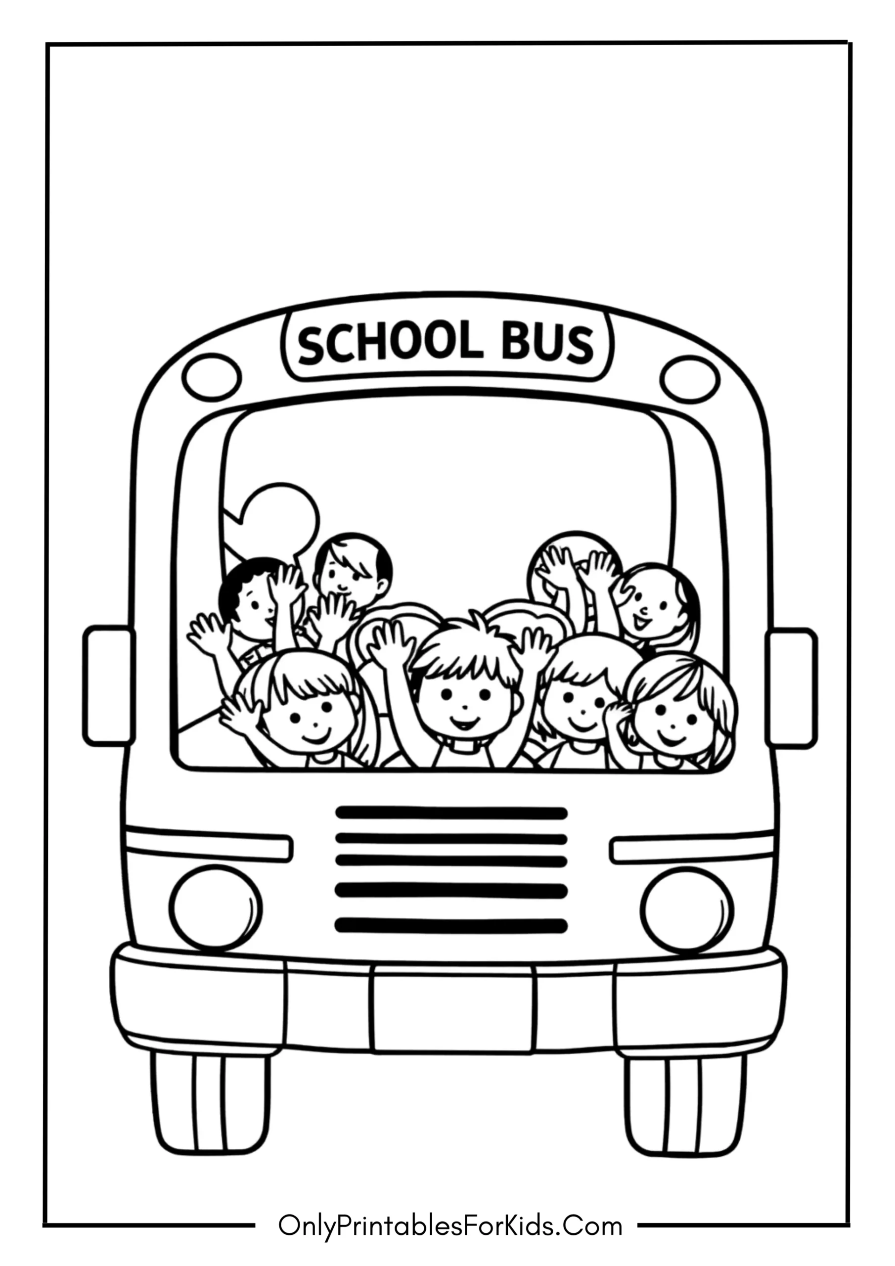 Happy School Bus Ride