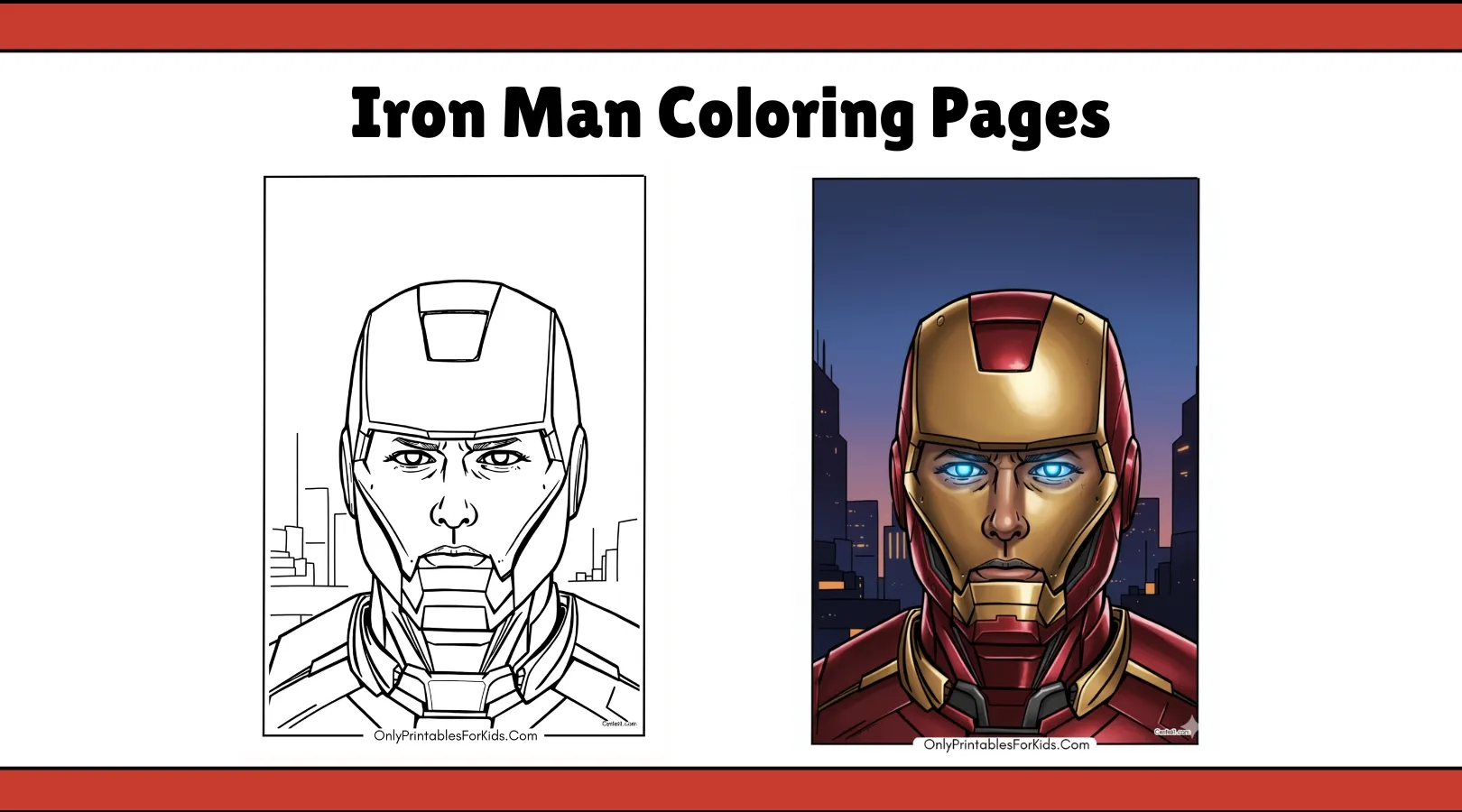 Awesome Iron Man Coloring Pages for Young Heroes