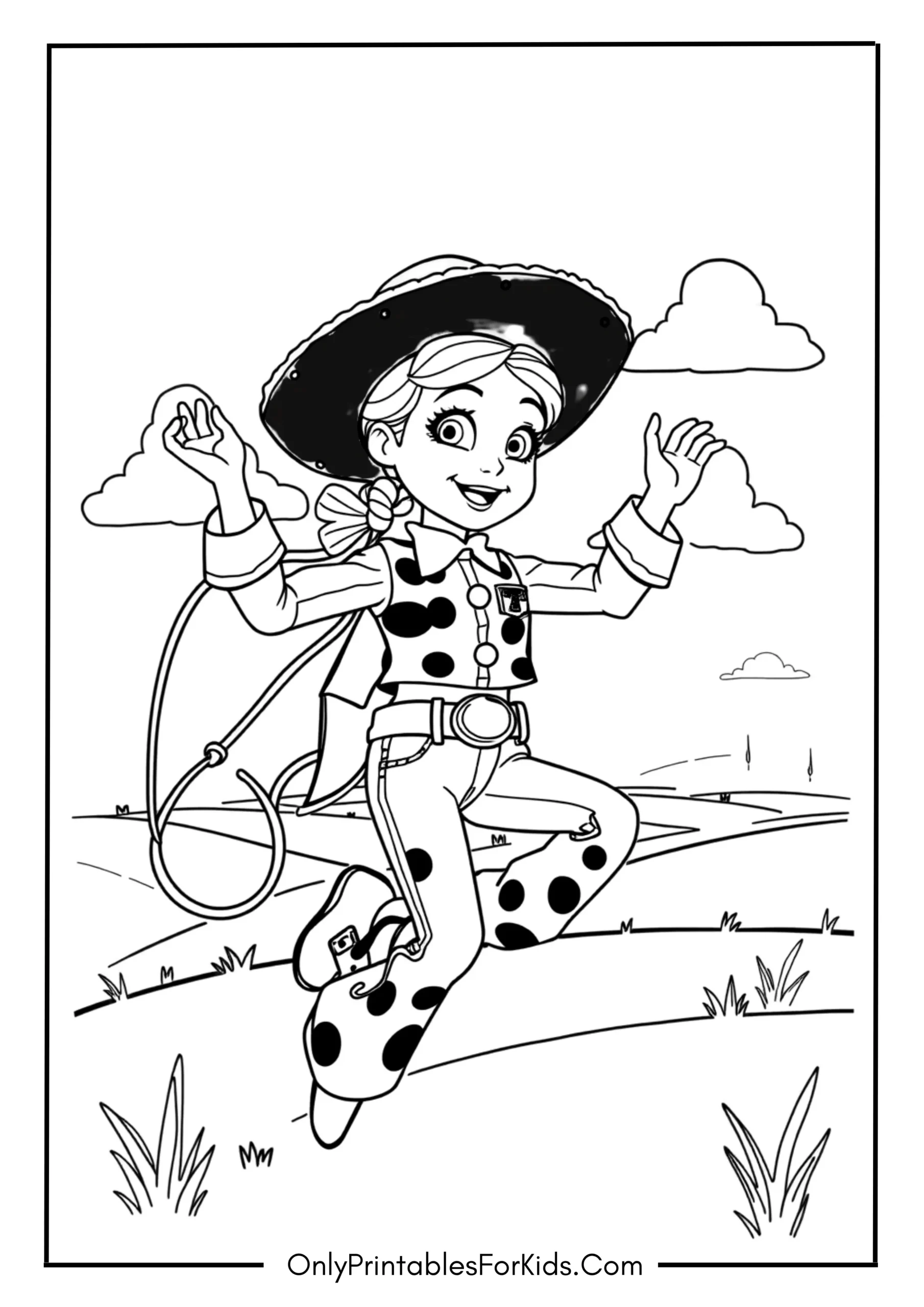 Jessie Toy Story Coloring Page
