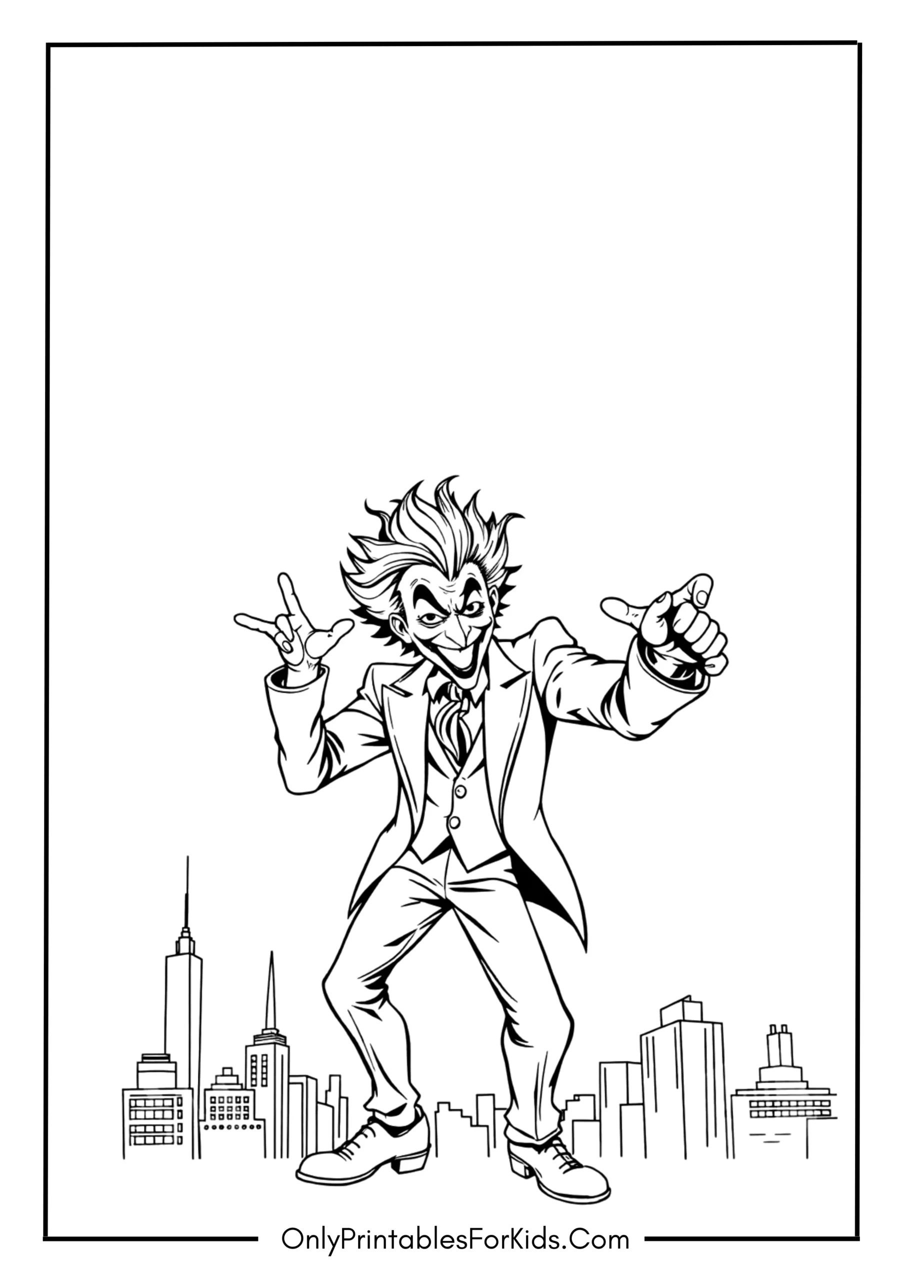 Joker 2 Coloring Page