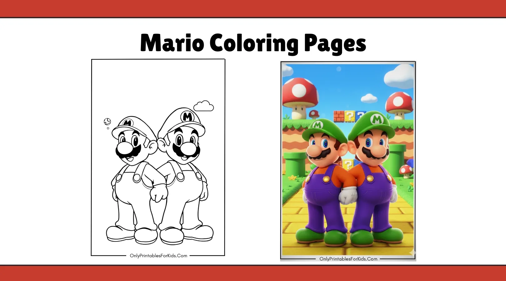 Ultimate Mario Coloring Pages for Creative Adventure