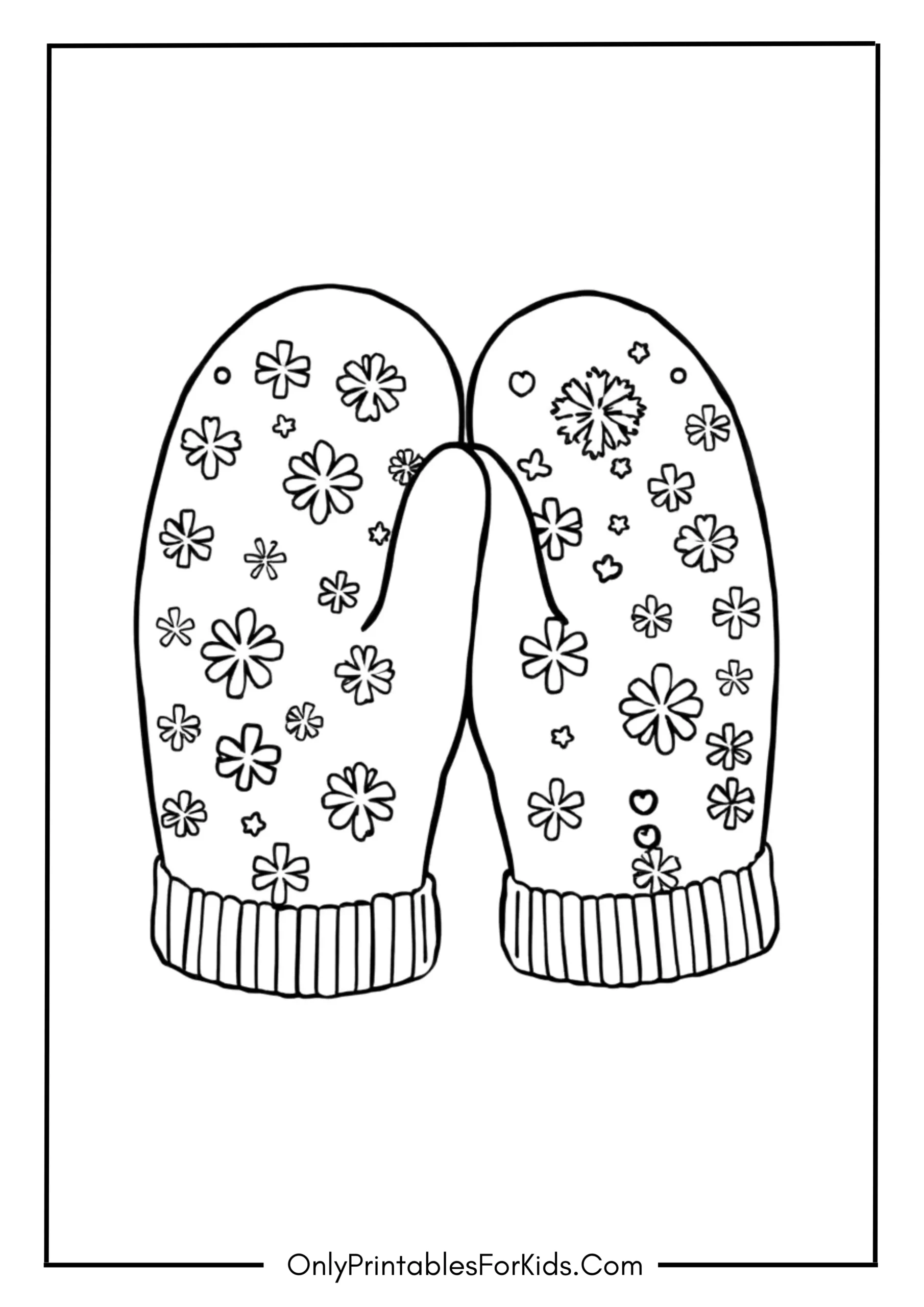 Mittens and Snowflakes