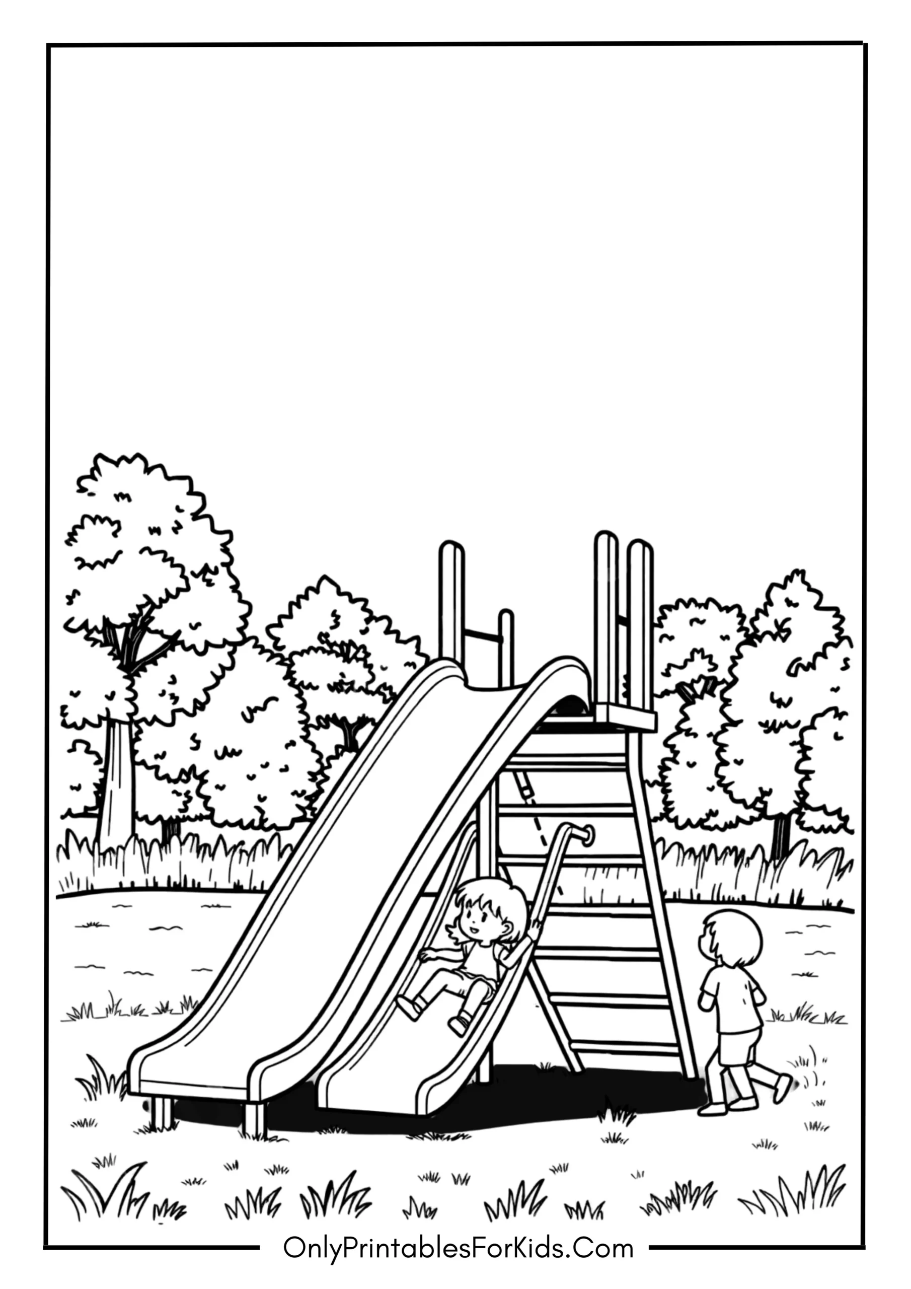 Playground Slide Fun