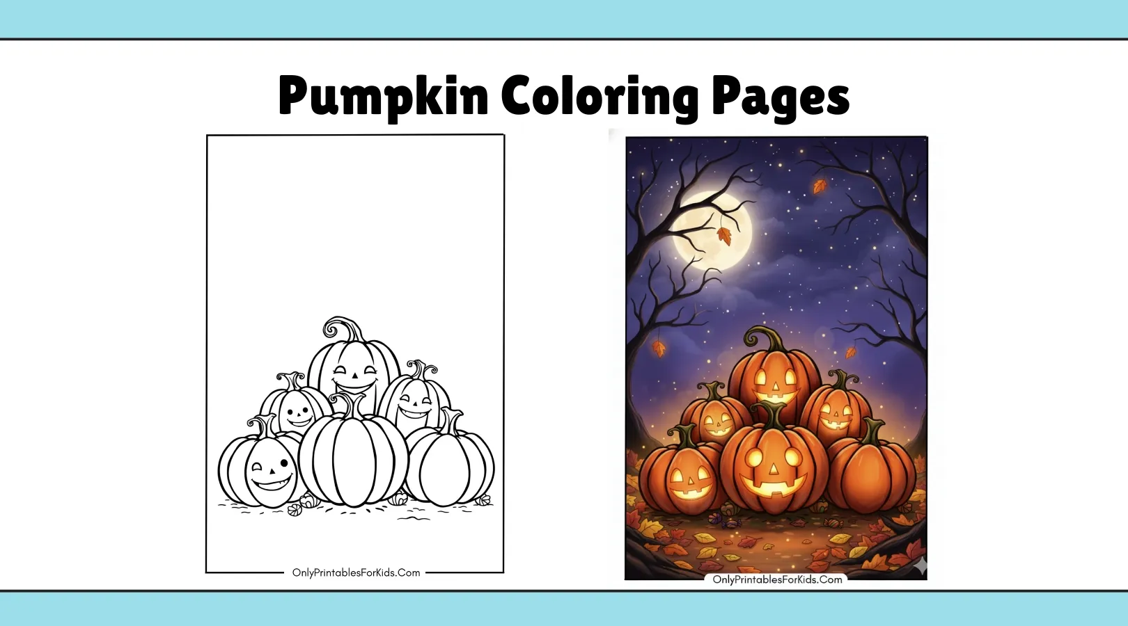 Easy Pumpkin Coloring Pages for Kids – Printable Fun