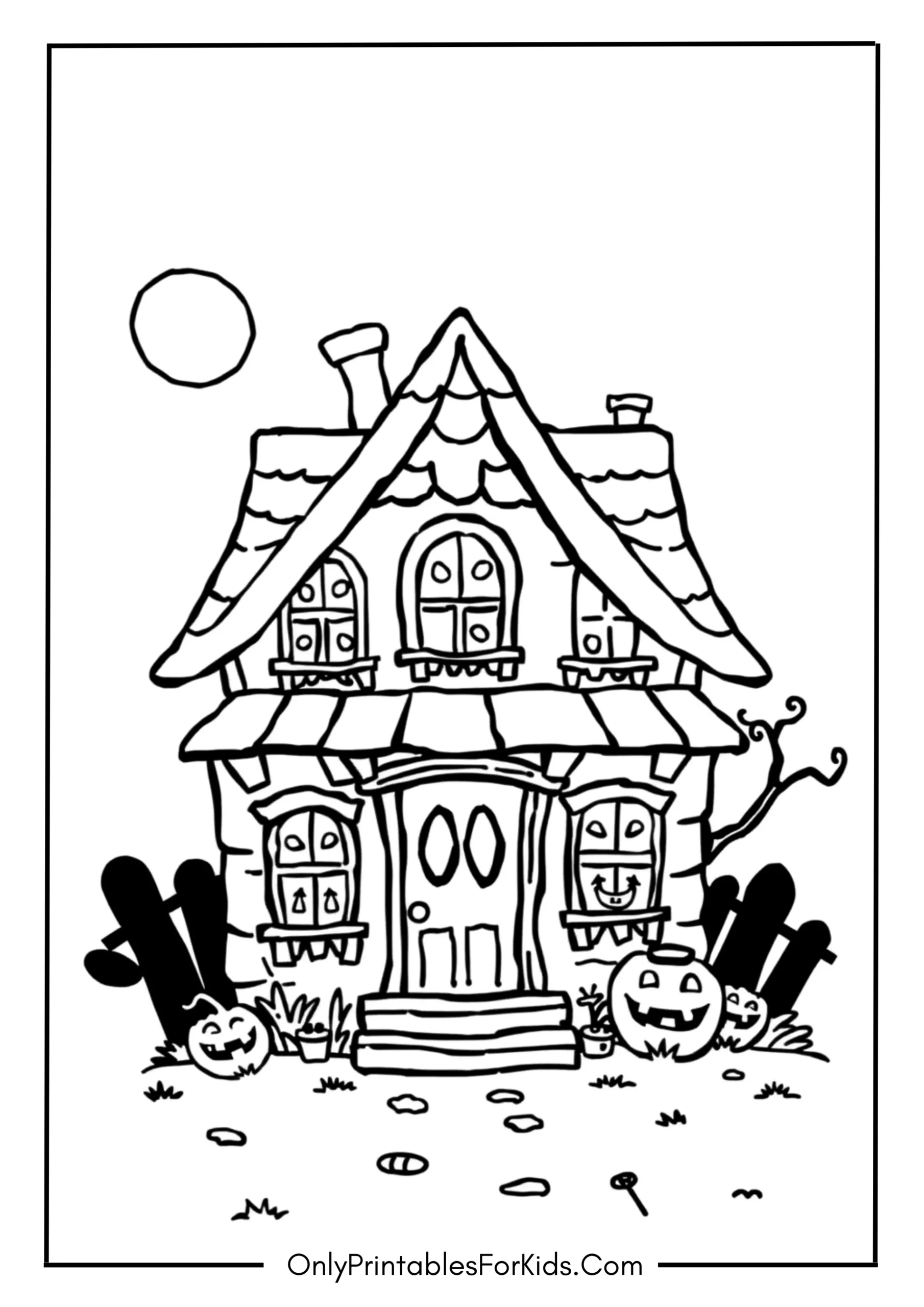 Spooky-but-Funny Summerween House