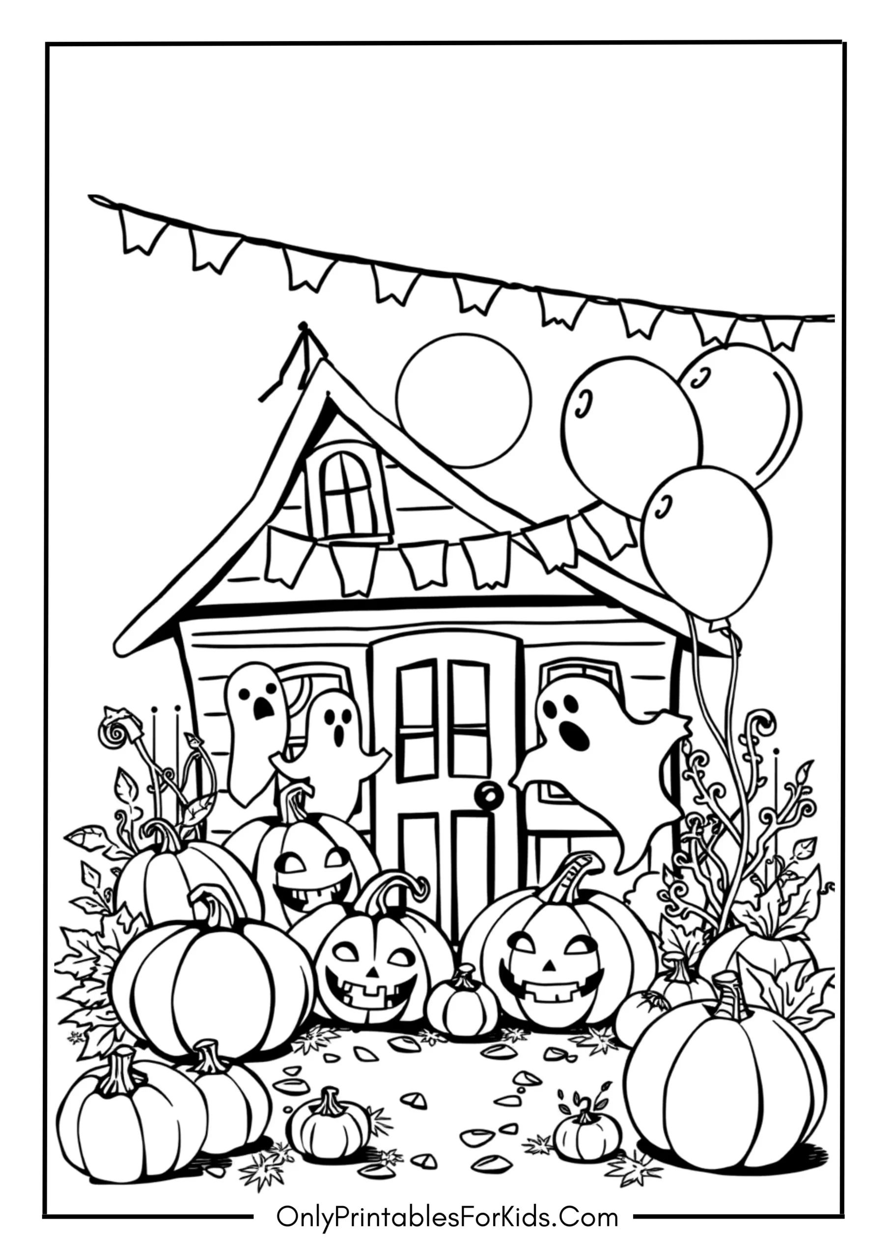 Summerween Decorations and Balloons