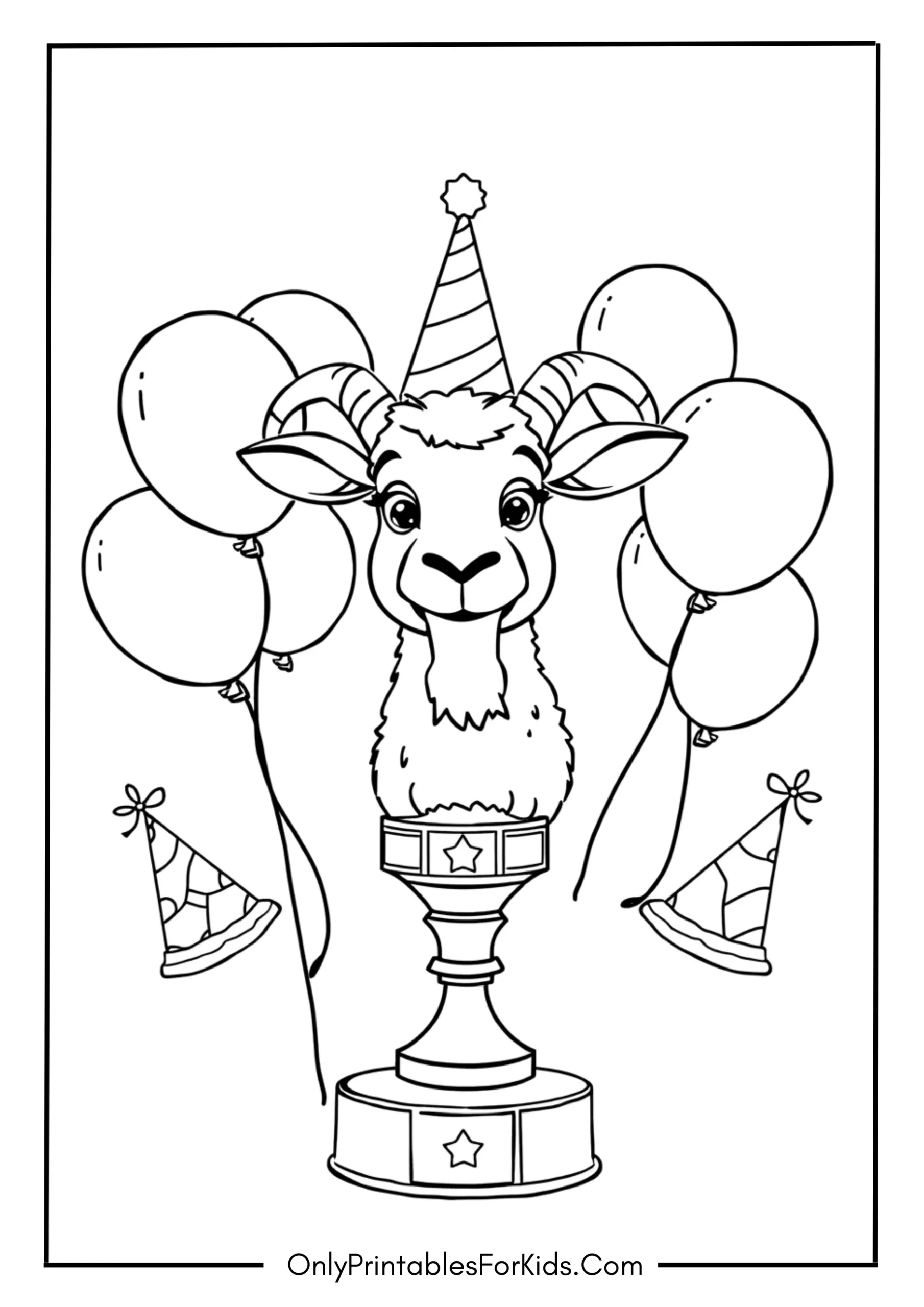 The GOAT Celebration Trophy