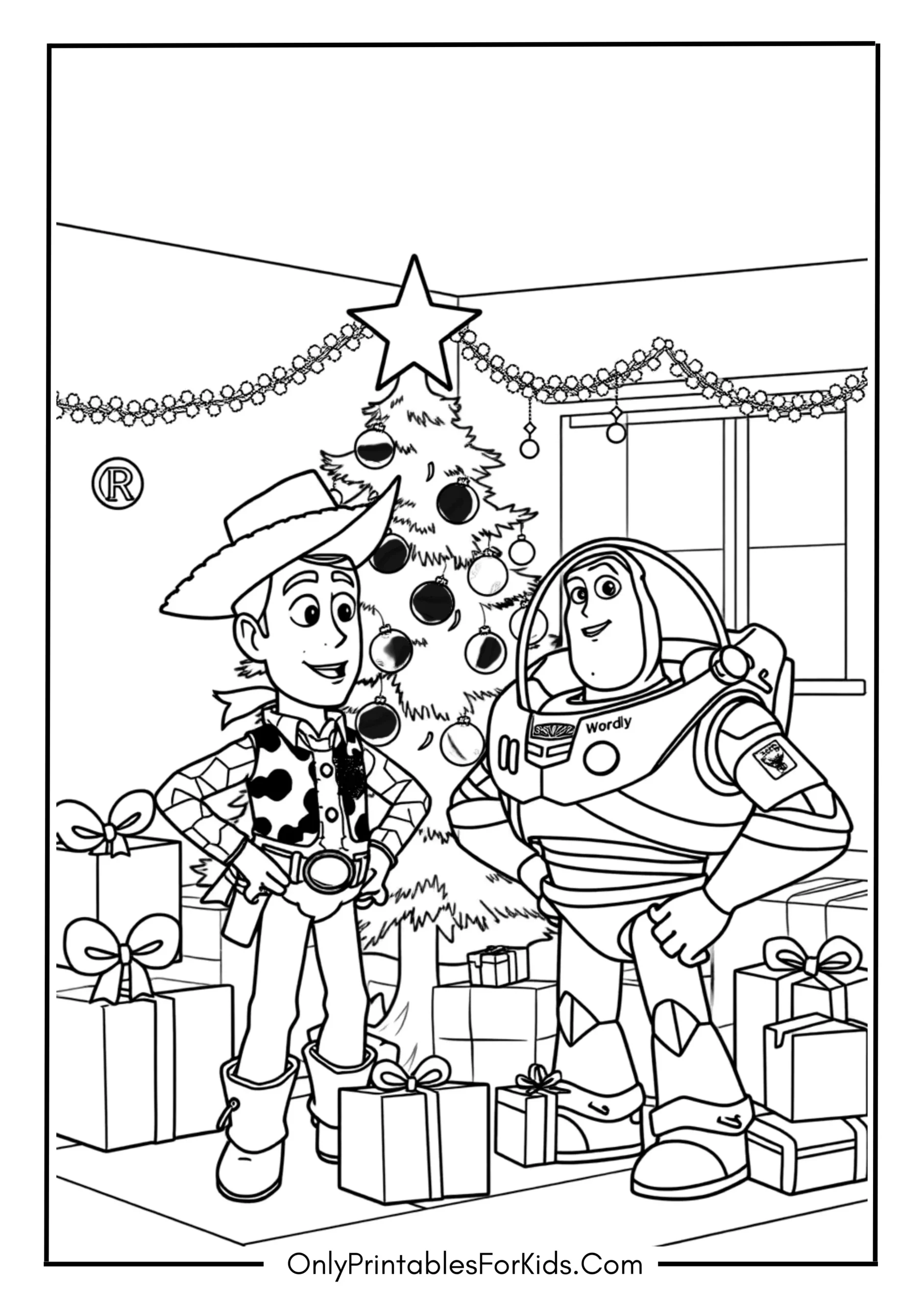 Toy Story Christmas Scene