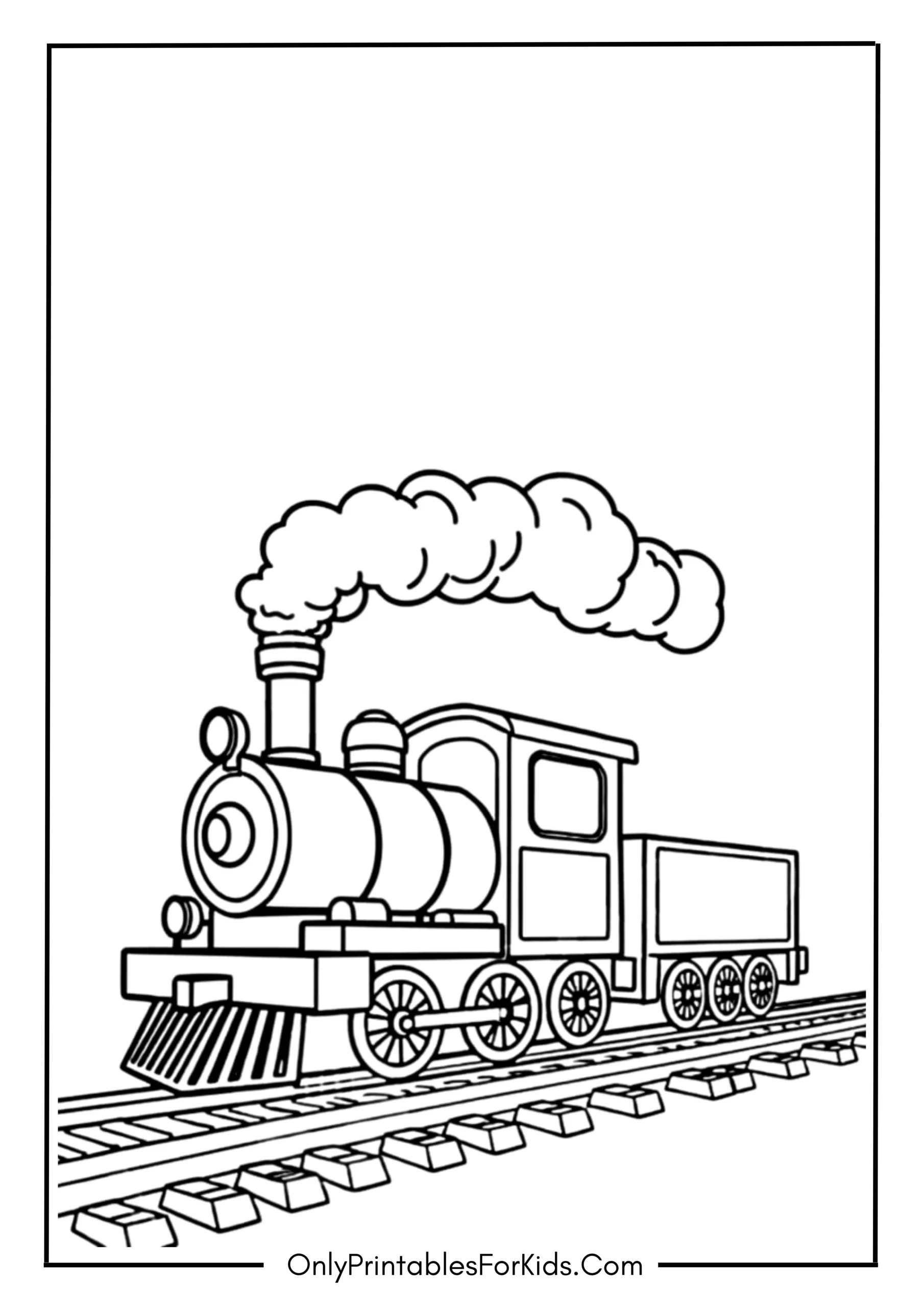 Train Coloring Page