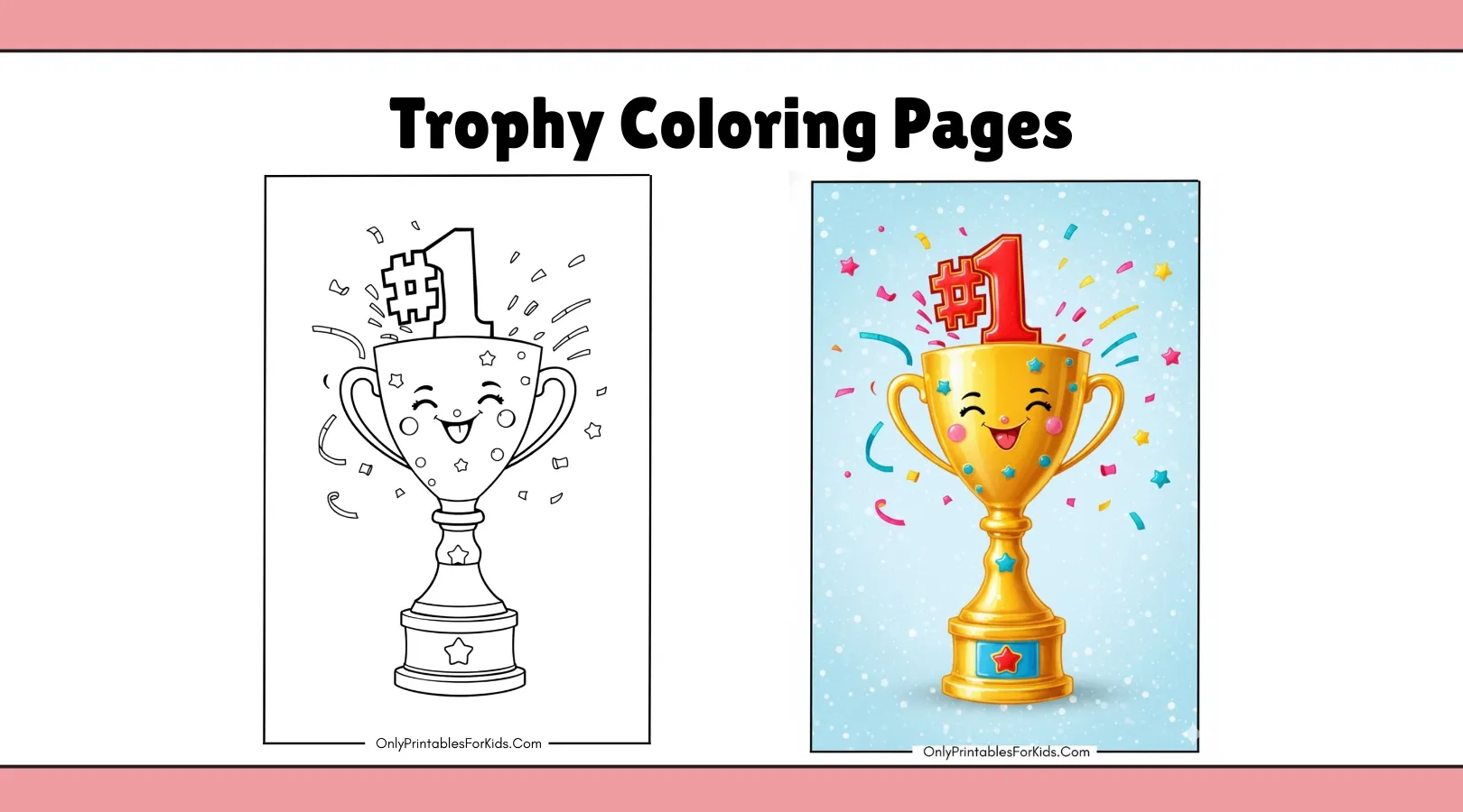 Trophy Coloring Pages