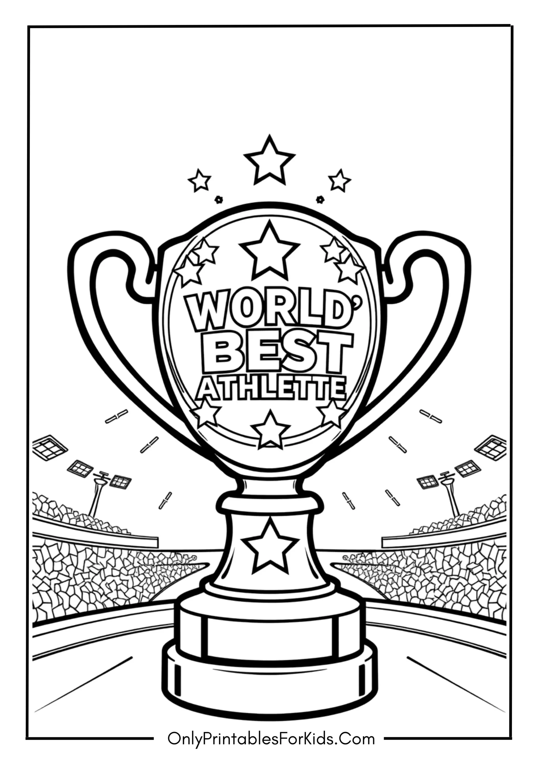 World’s Best Athlete Trophy