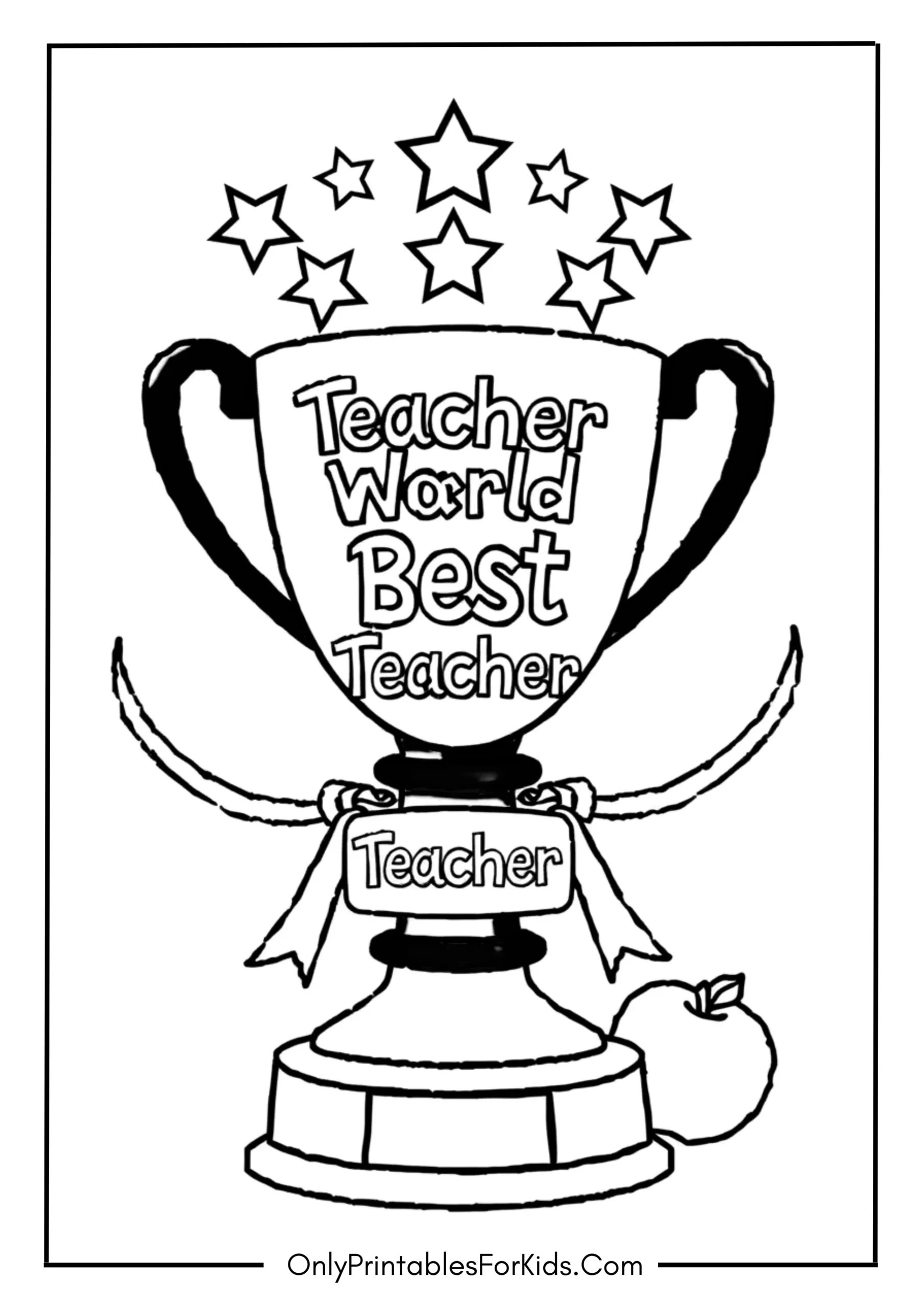 World’s Best Teacher Trophy