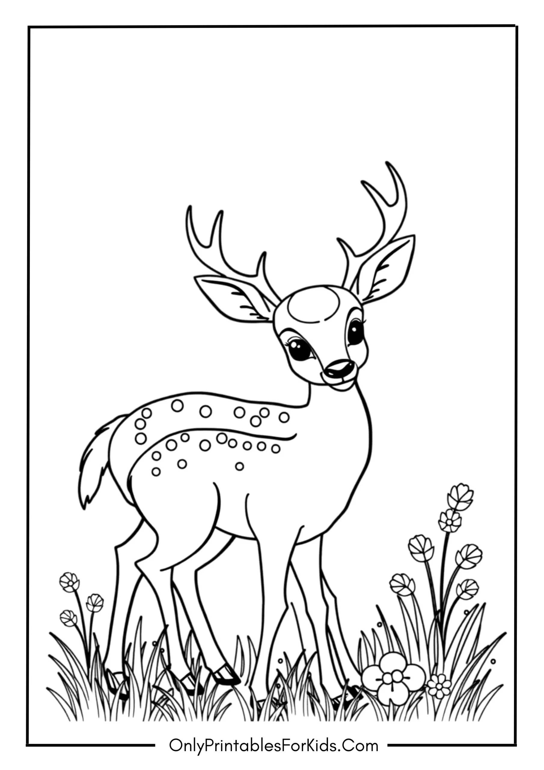 Mother Deer with Baby