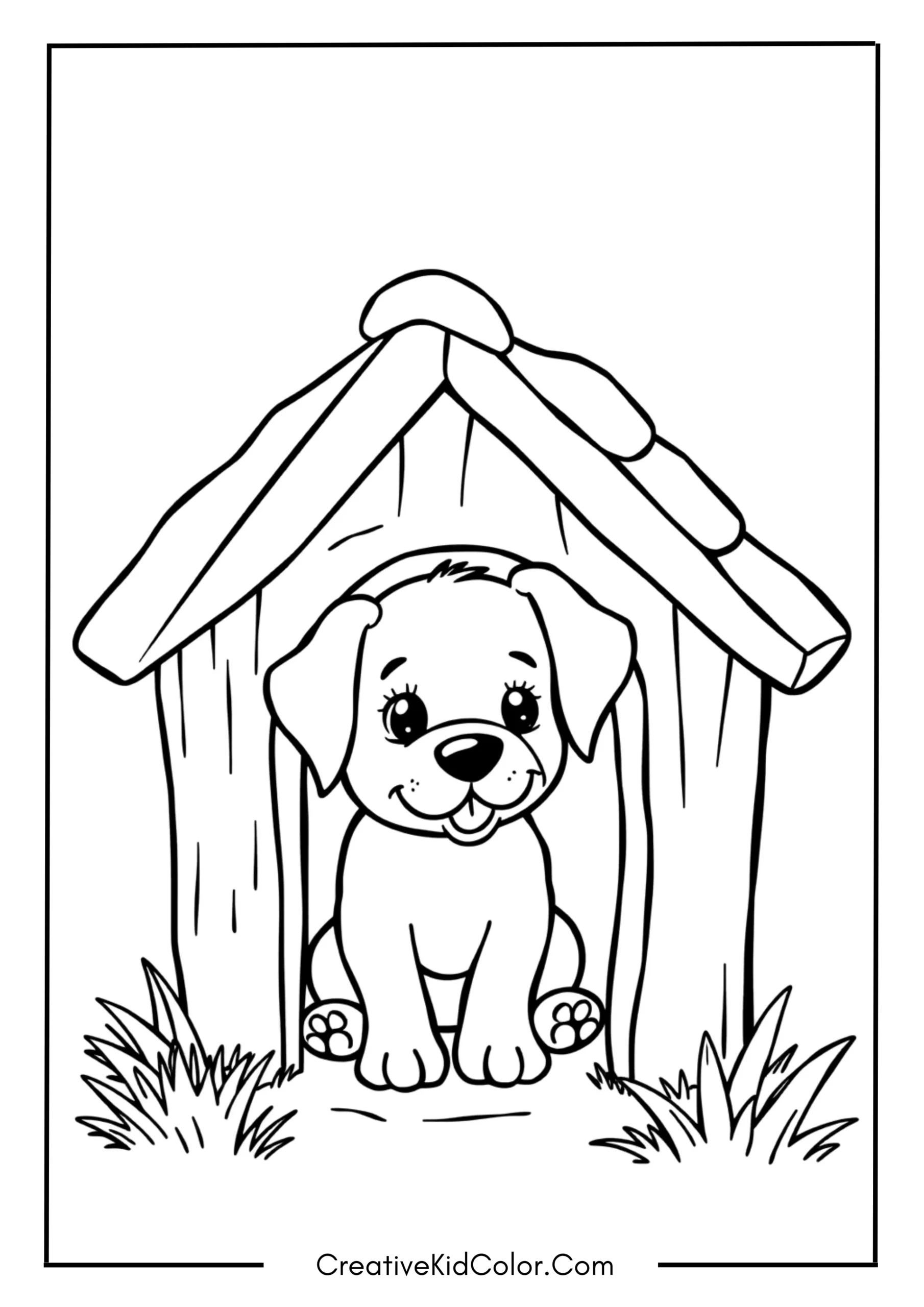 Puppy in a Dog House