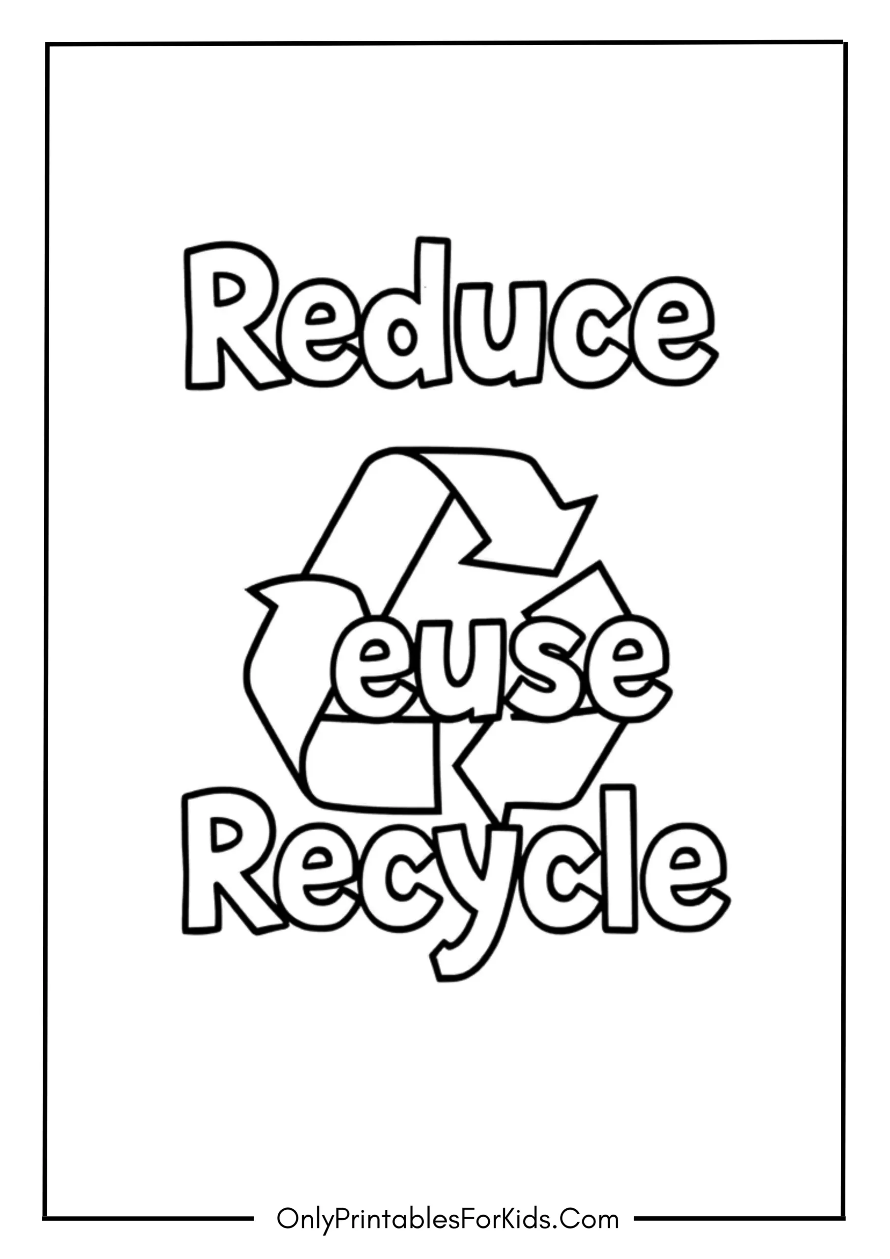Reduce, Reuse, Recycle Page