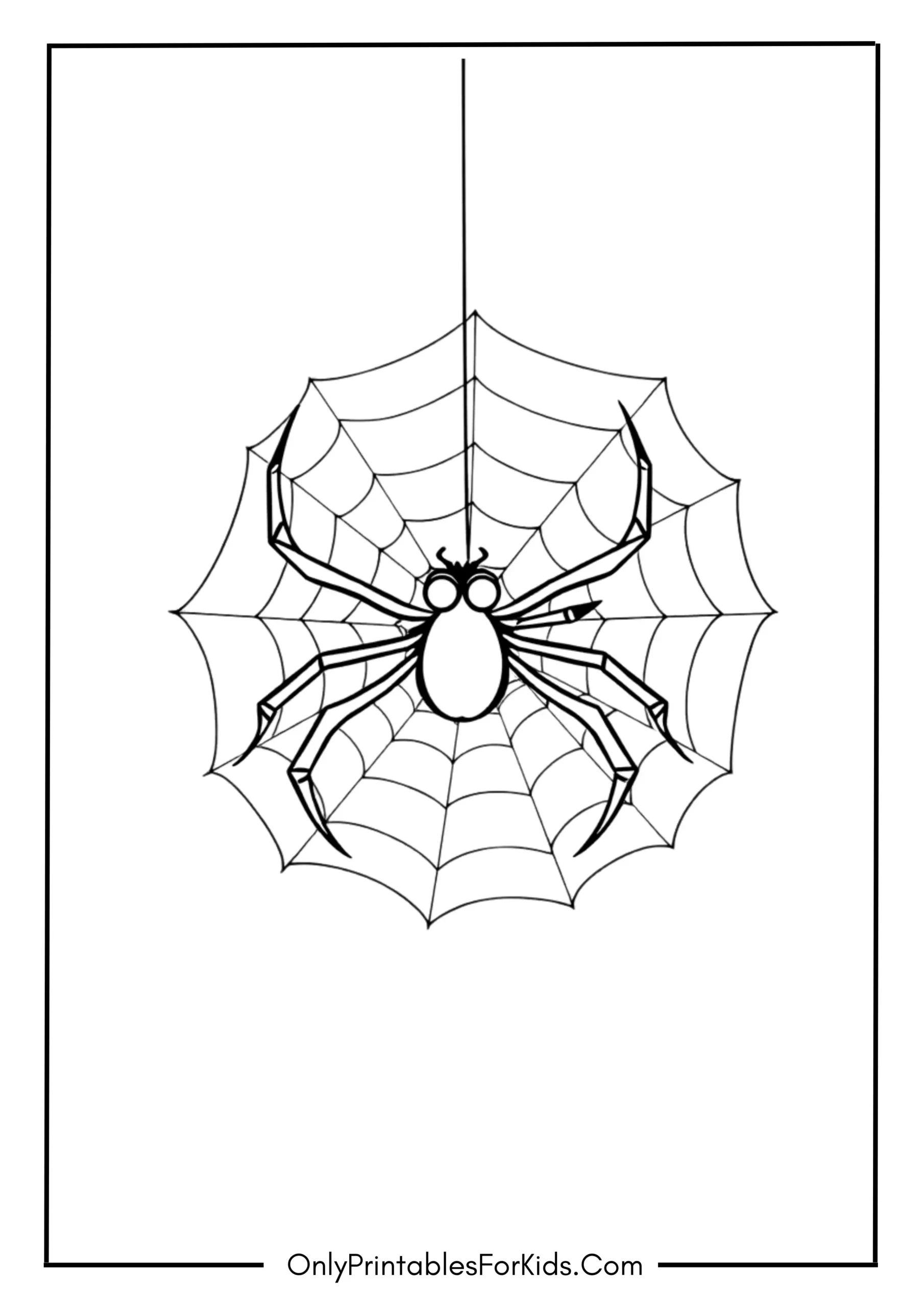 Spider Coloring Page